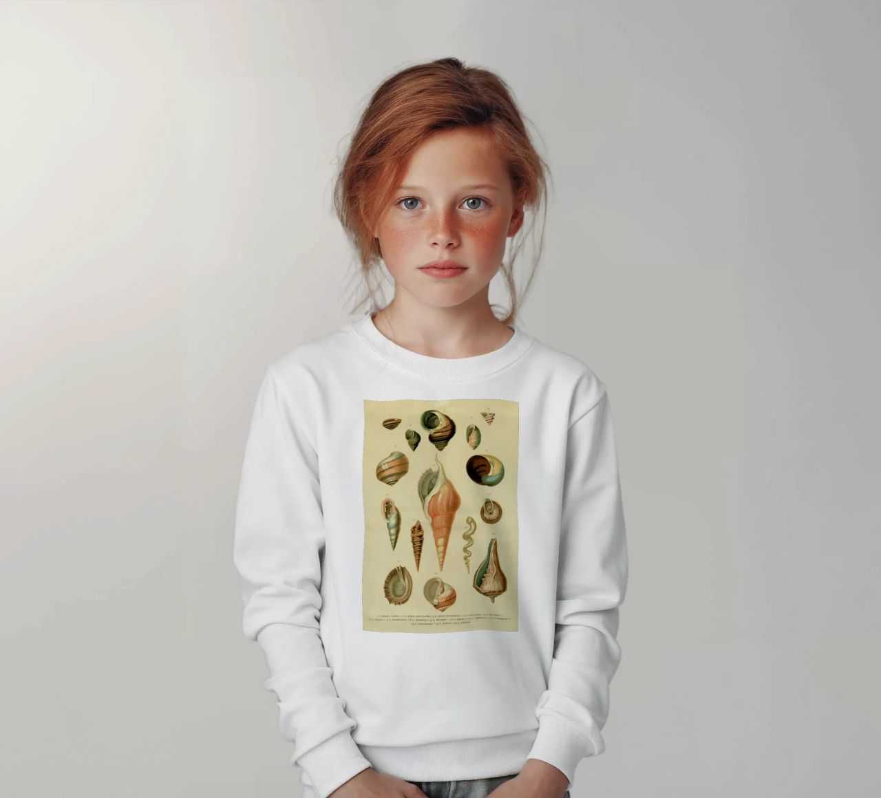 Mollusc Shells sudadera para niño de Flora & Fauna