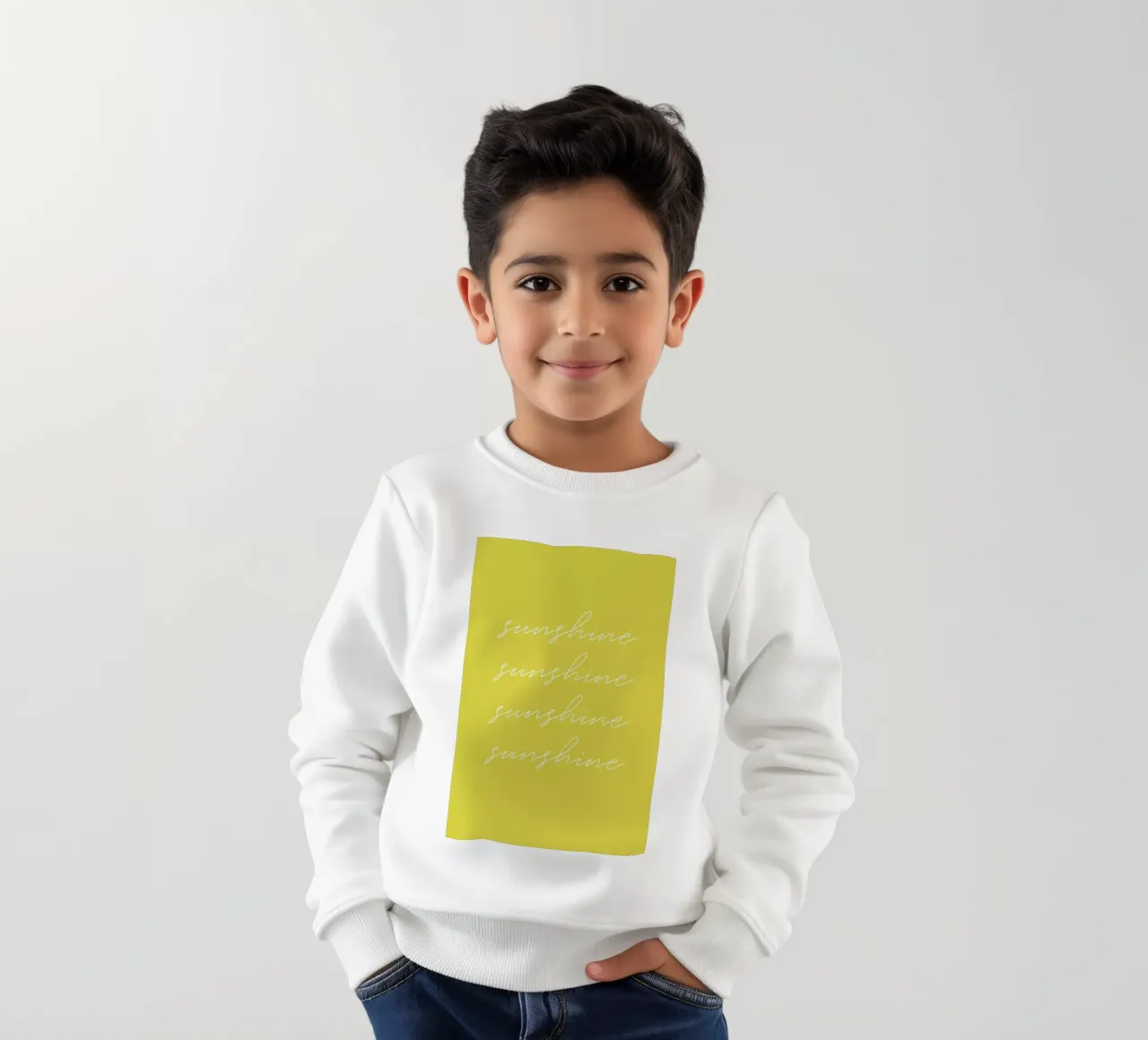 Sunshine felpa bambino da daylight design studio