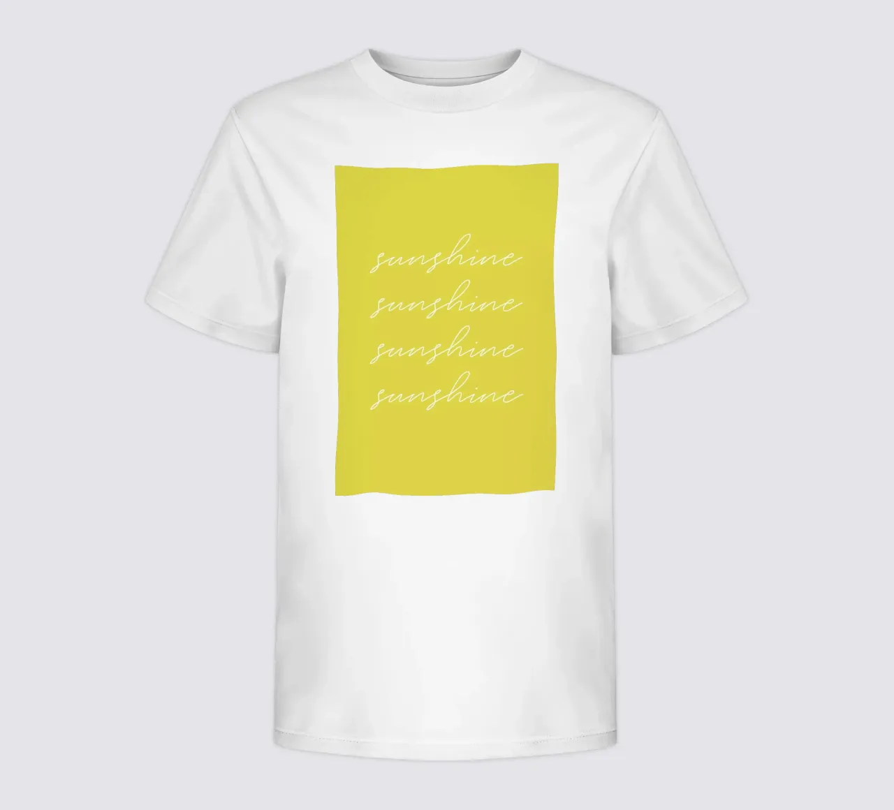 Sunshine t-shirt bambini da daylight design studio