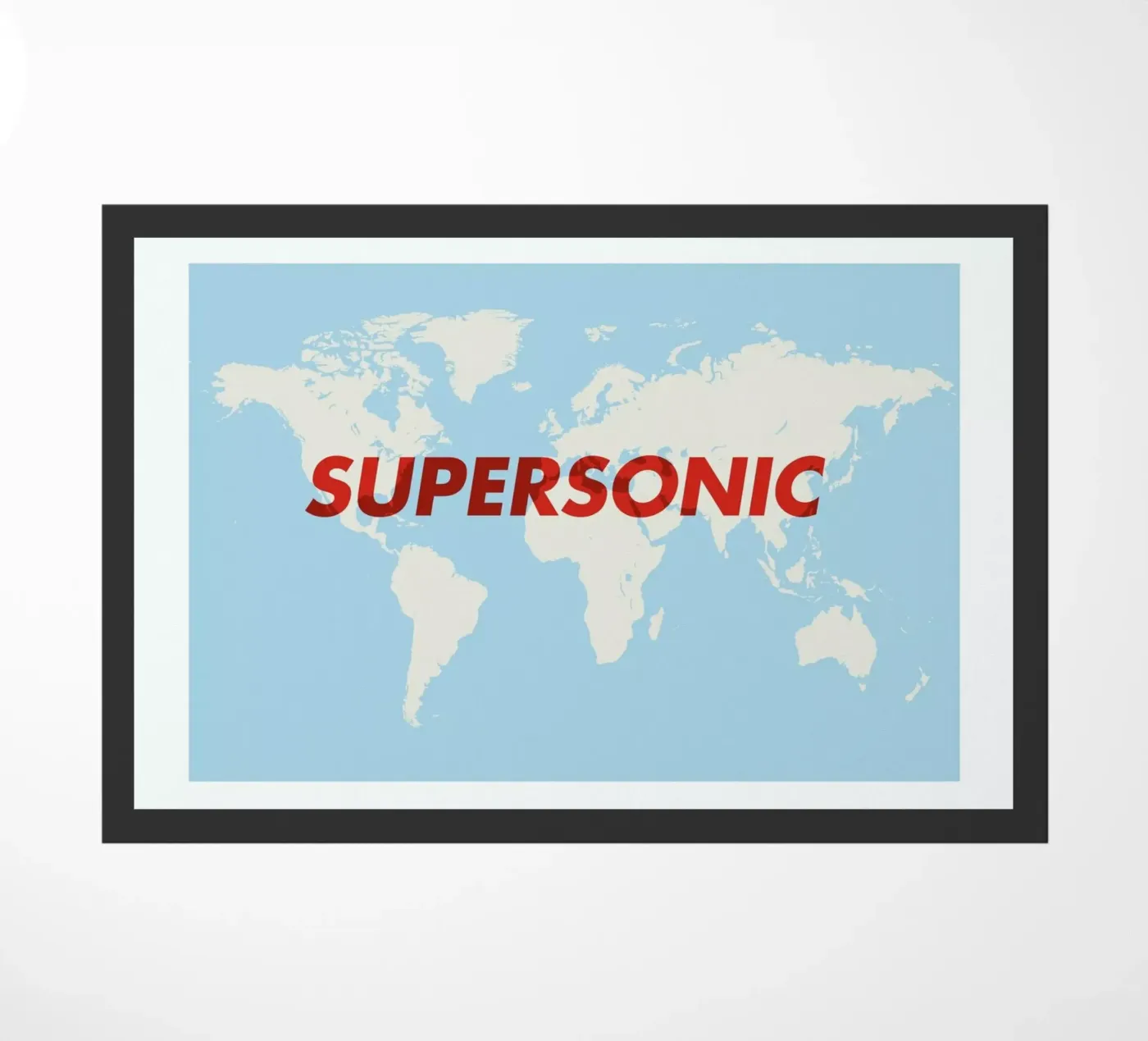 Supersonic deurmat van Marc Schulthess