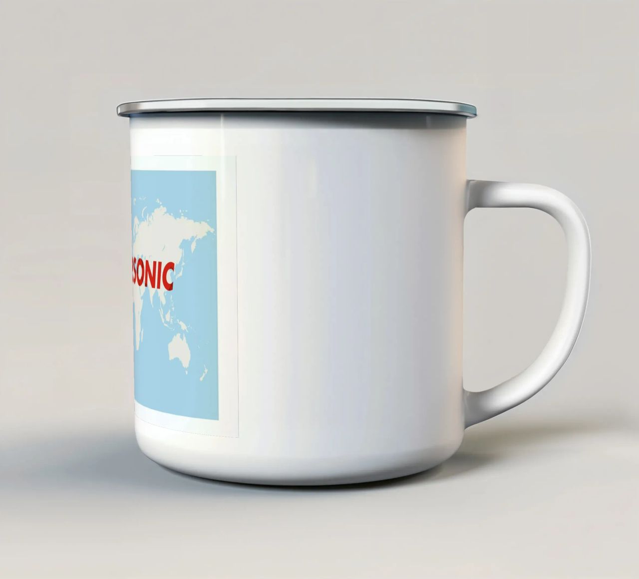 Supersonic tazza in smalto da Marc Schulthess