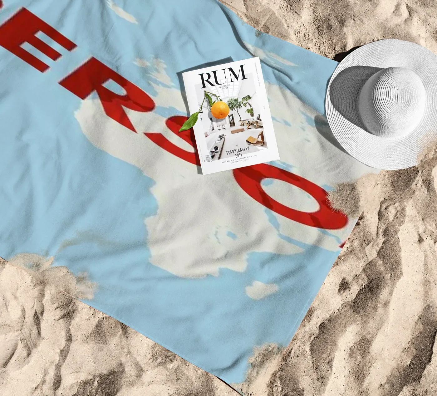 Supersonic beach towel by Marc Schulthess