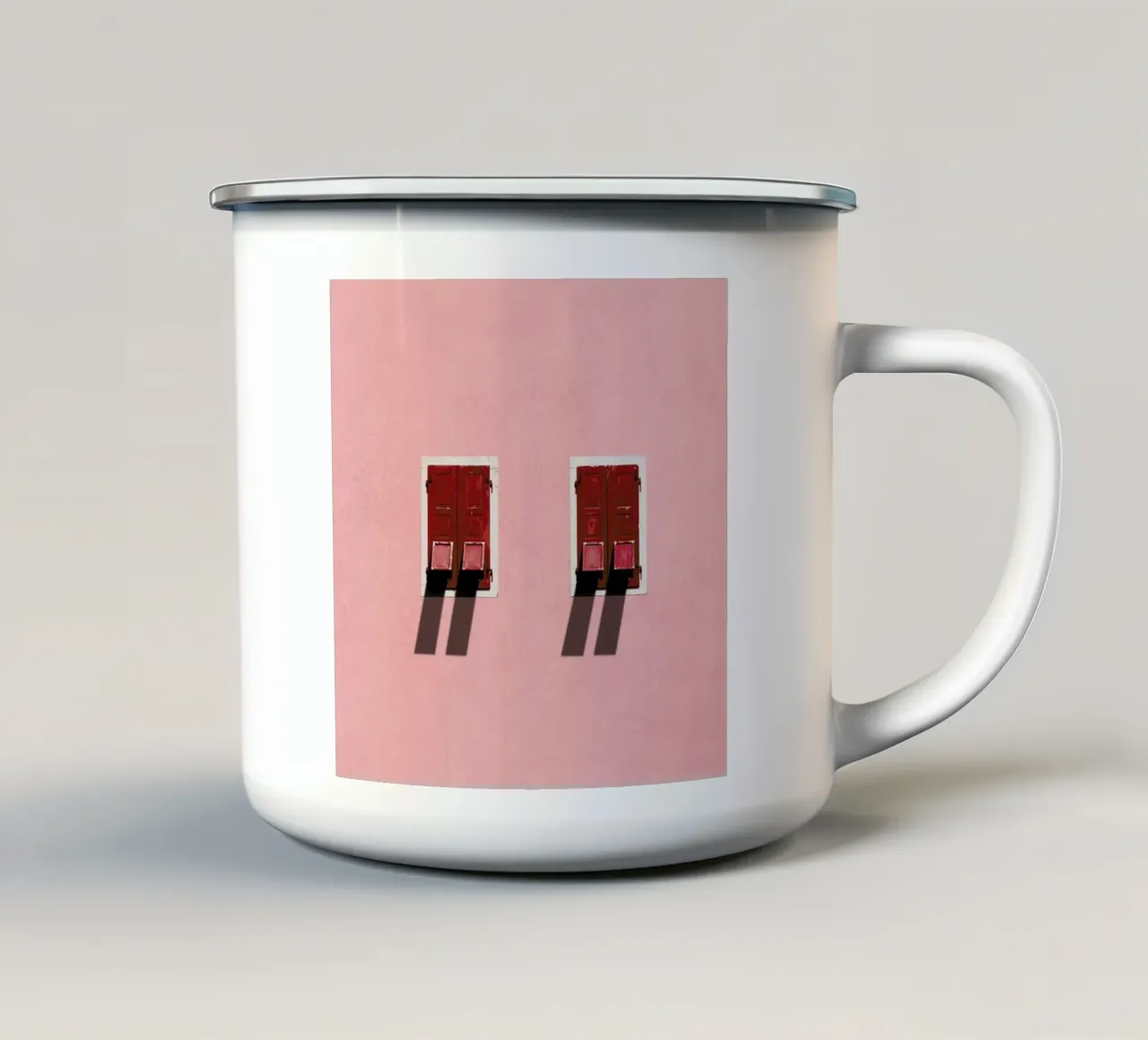 Twins tazza in smalto da Rupert Höller