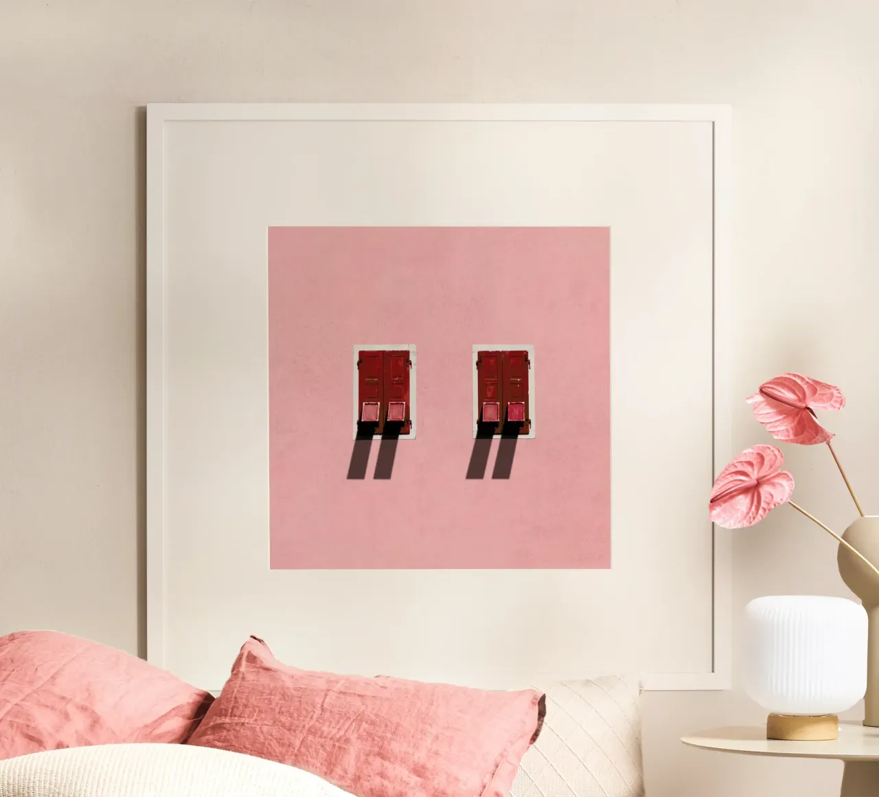 Twins poster con telaio in alluminio da Rupert Höller