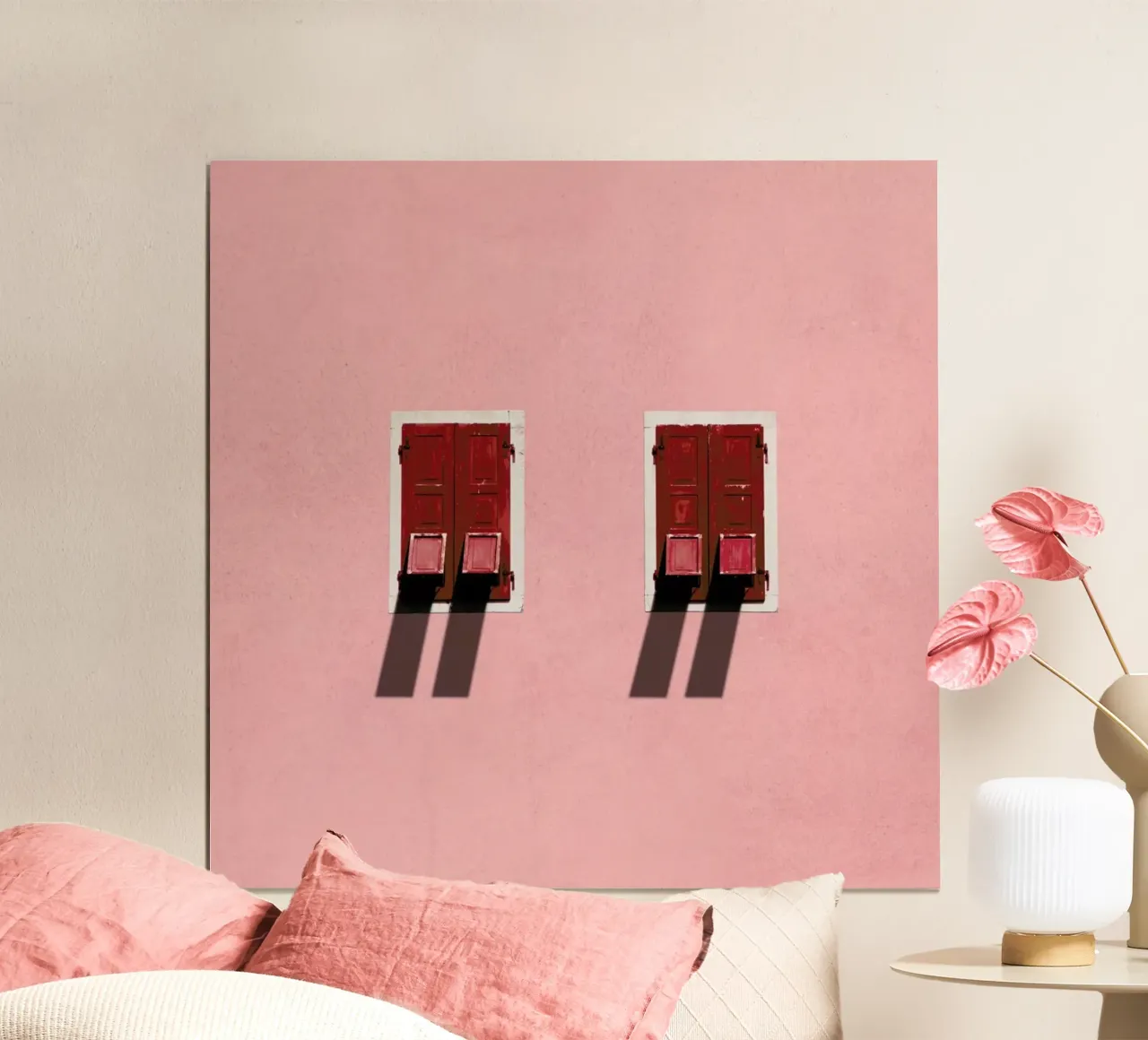 Twins poster con telaio in alluminio da Rupert Höller
