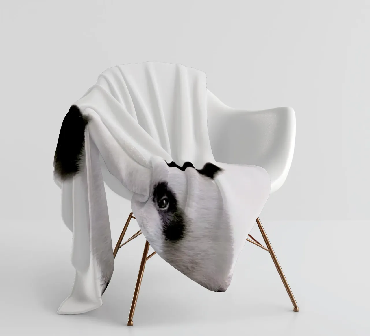 Panda Fleecedecke von Paws & Claws