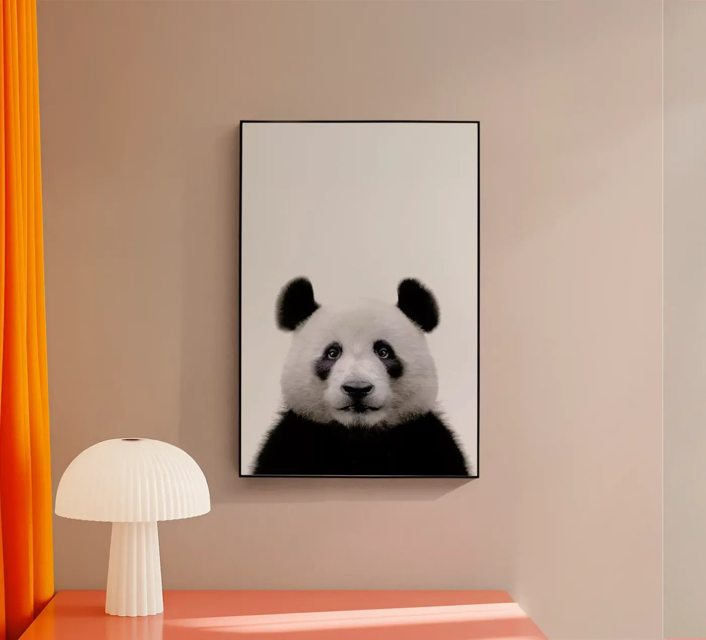 Panda acrylic glass by Paws & Claws