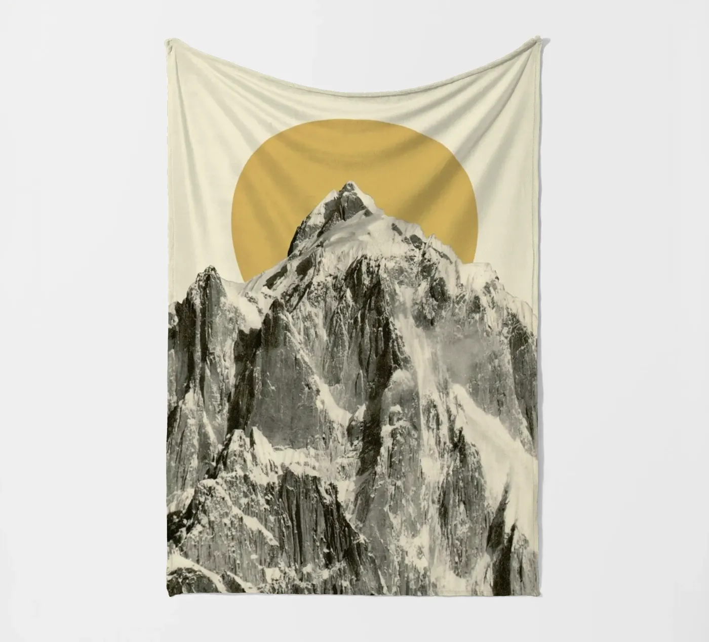 Mountainscape 5 Fleecedecke von Florent Bodart