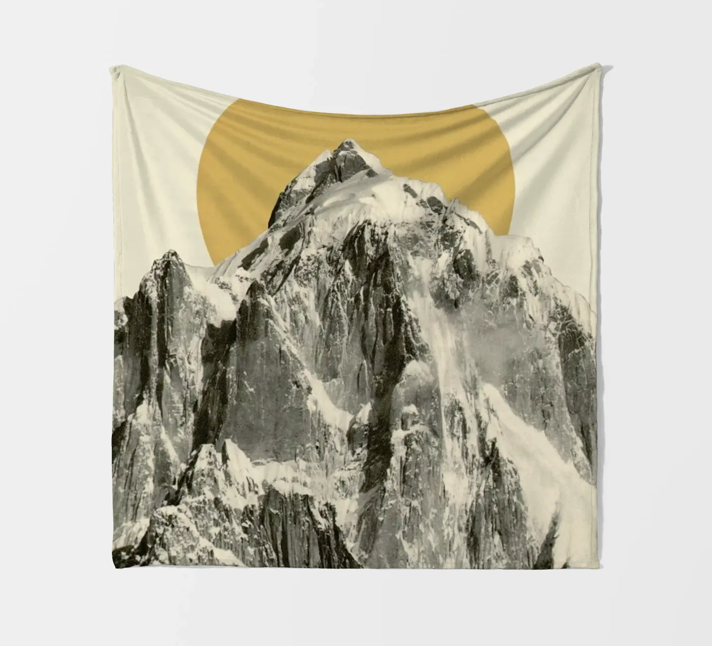 Mountainscape 5 Fleecedecke von Florent Bodart