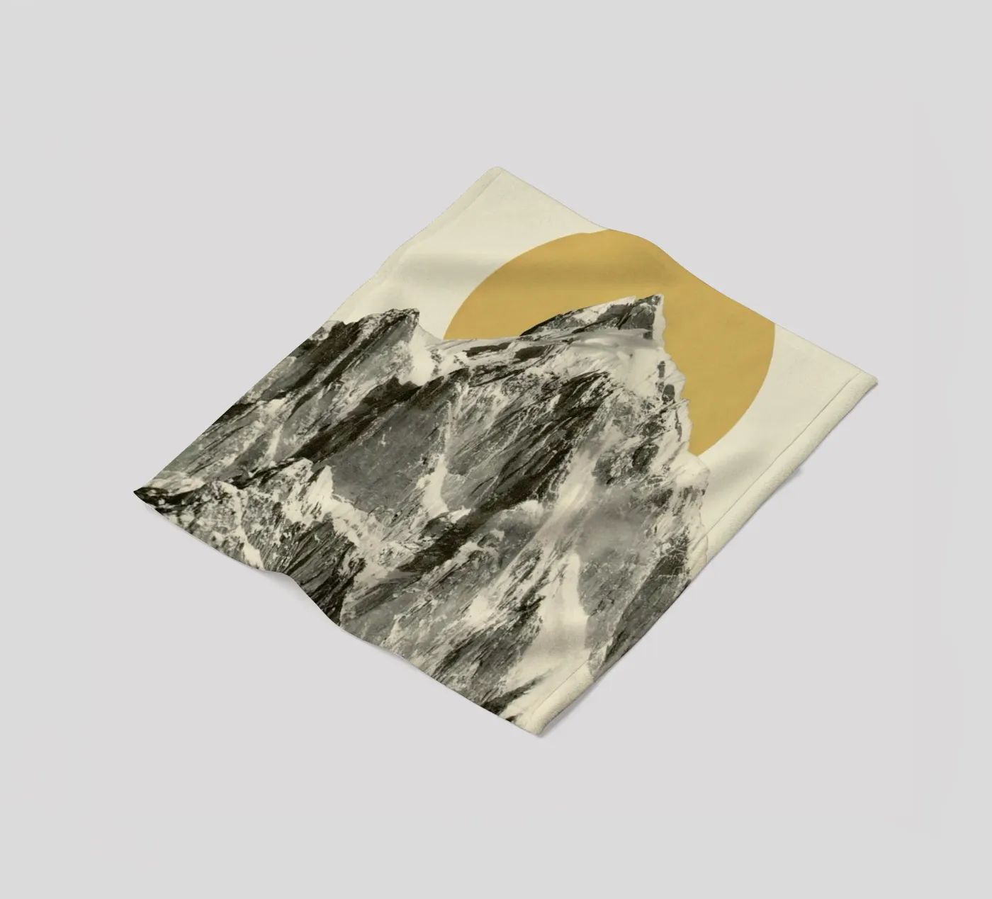 Mountainscape 5 Fleecedecke von Florent Bodart