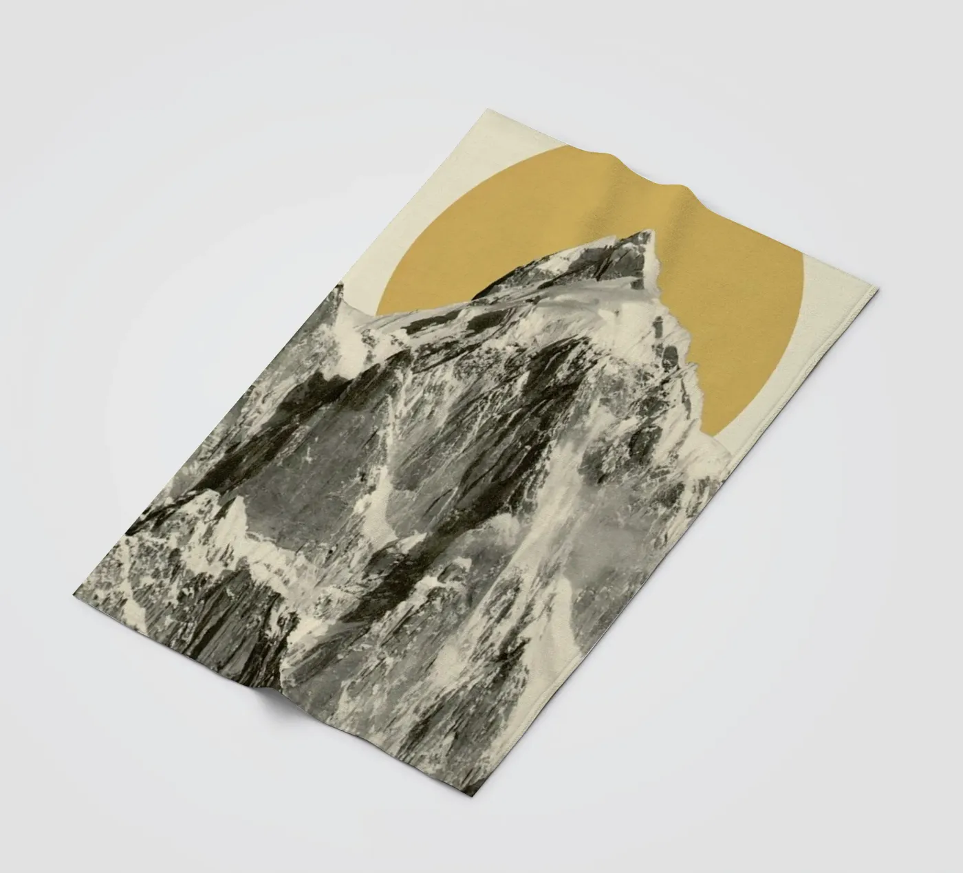 Mountainscape 5 Fleecedecke von Florent Bodart
