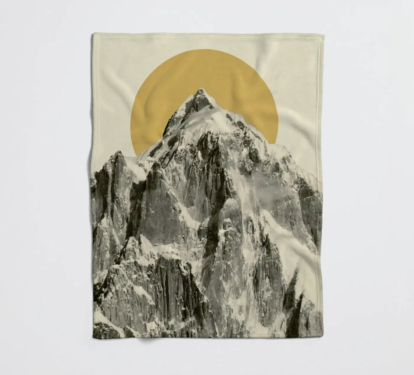 Mountainscape 5 Fleecedecke von Florent Bodart