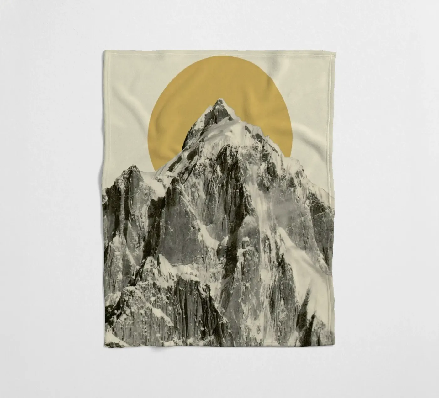 Mountainscape 5 Fleecedecke von Florent Bodart