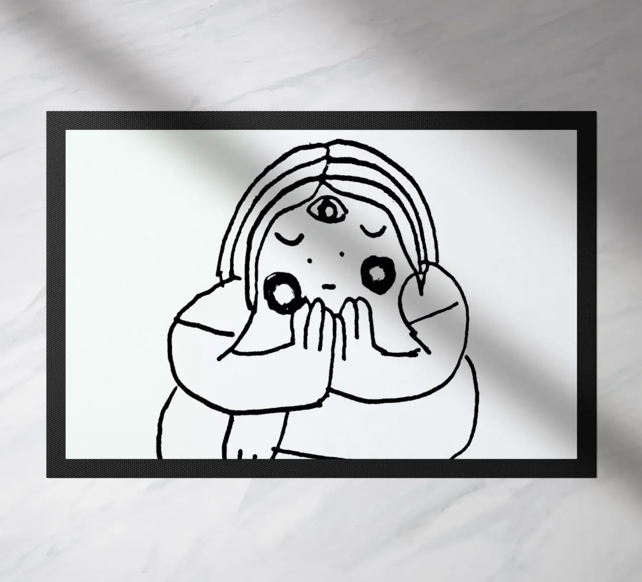 Namaste doormat by Herzette