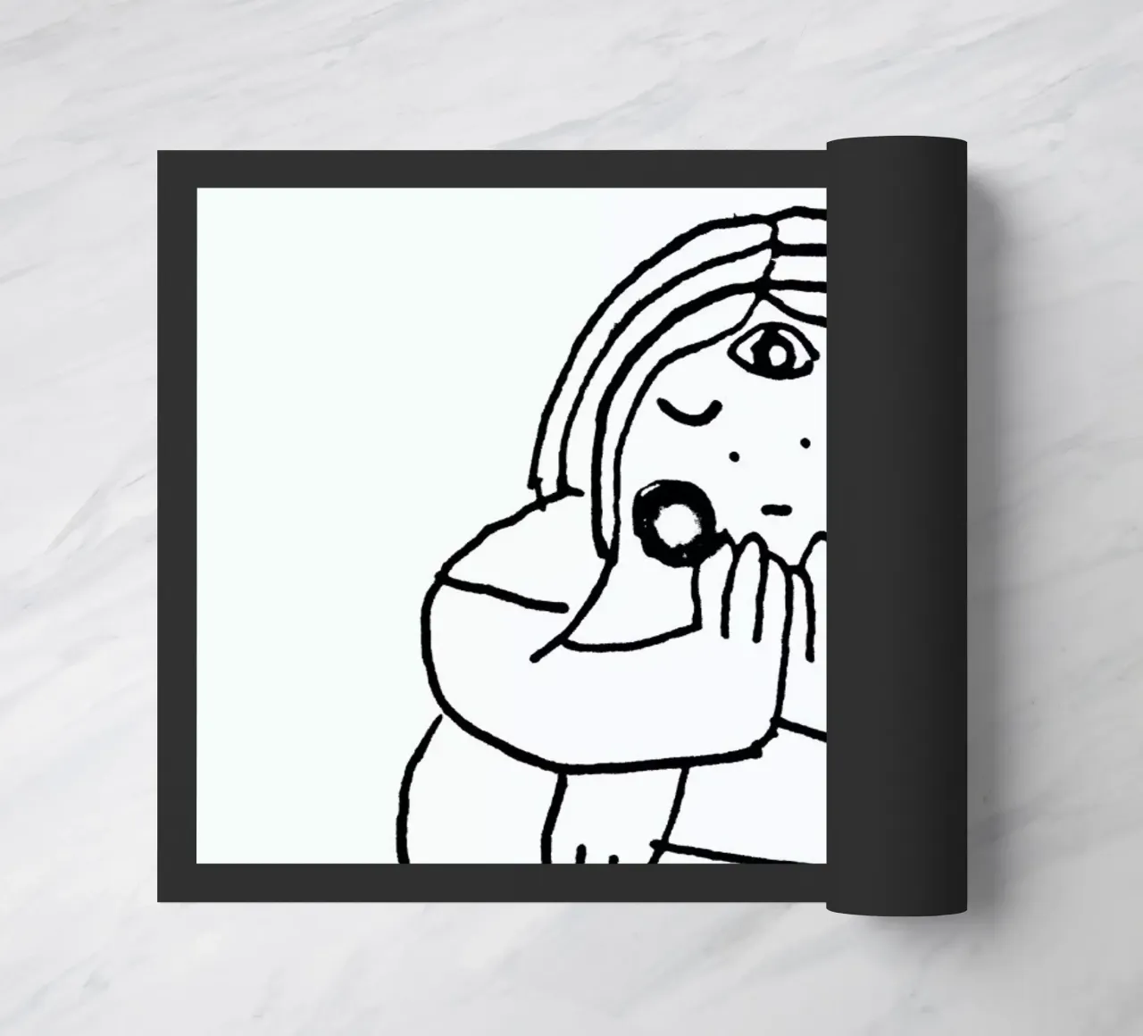 Namaste doormat by Herzette