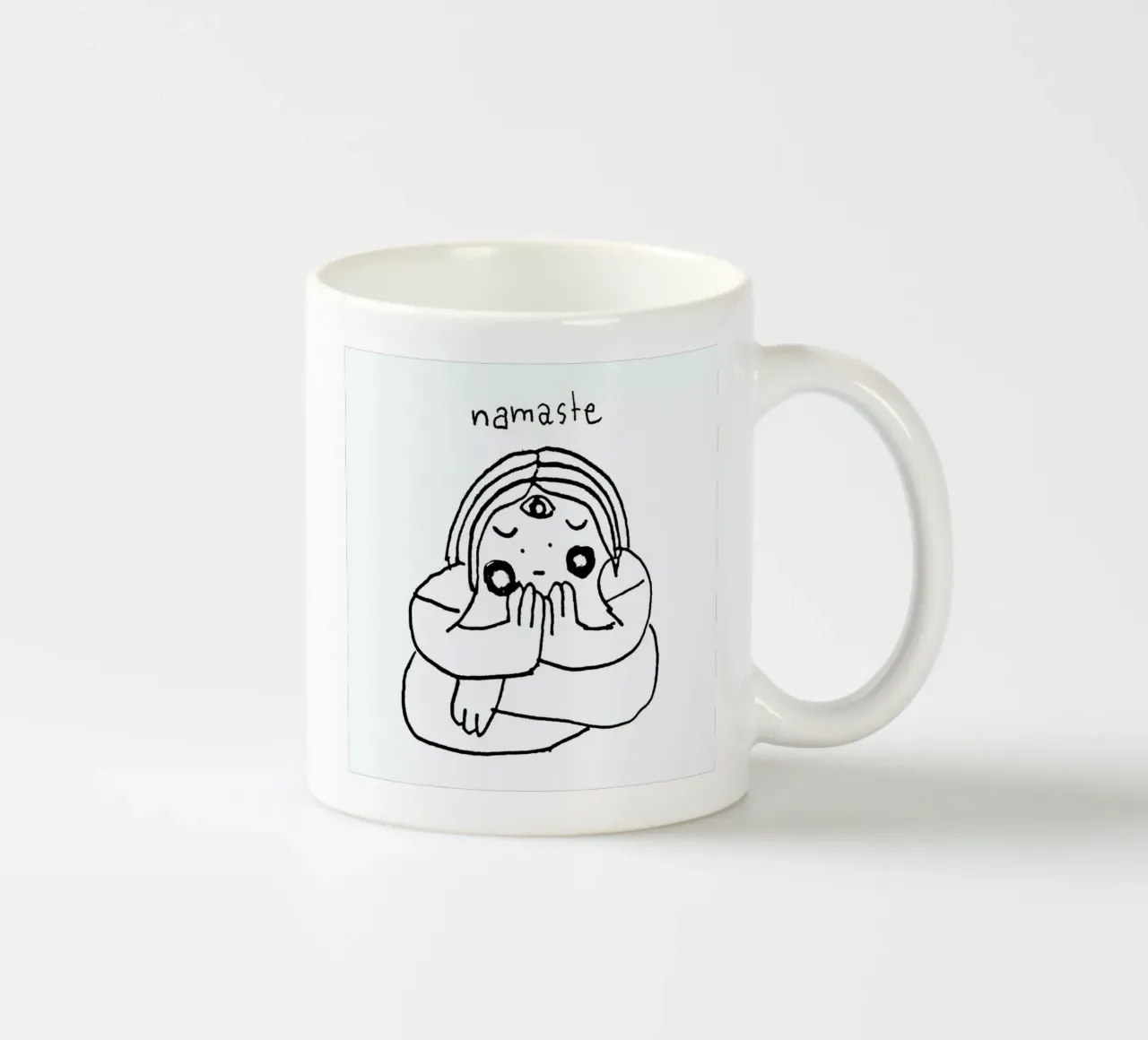 Namaste tazza in ceramica da Herzette