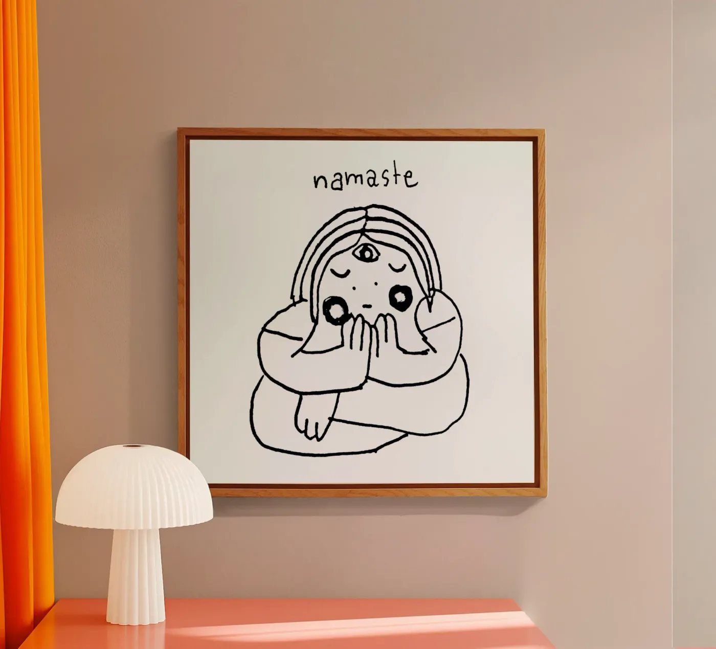 Namaste plexiglas de Herzette