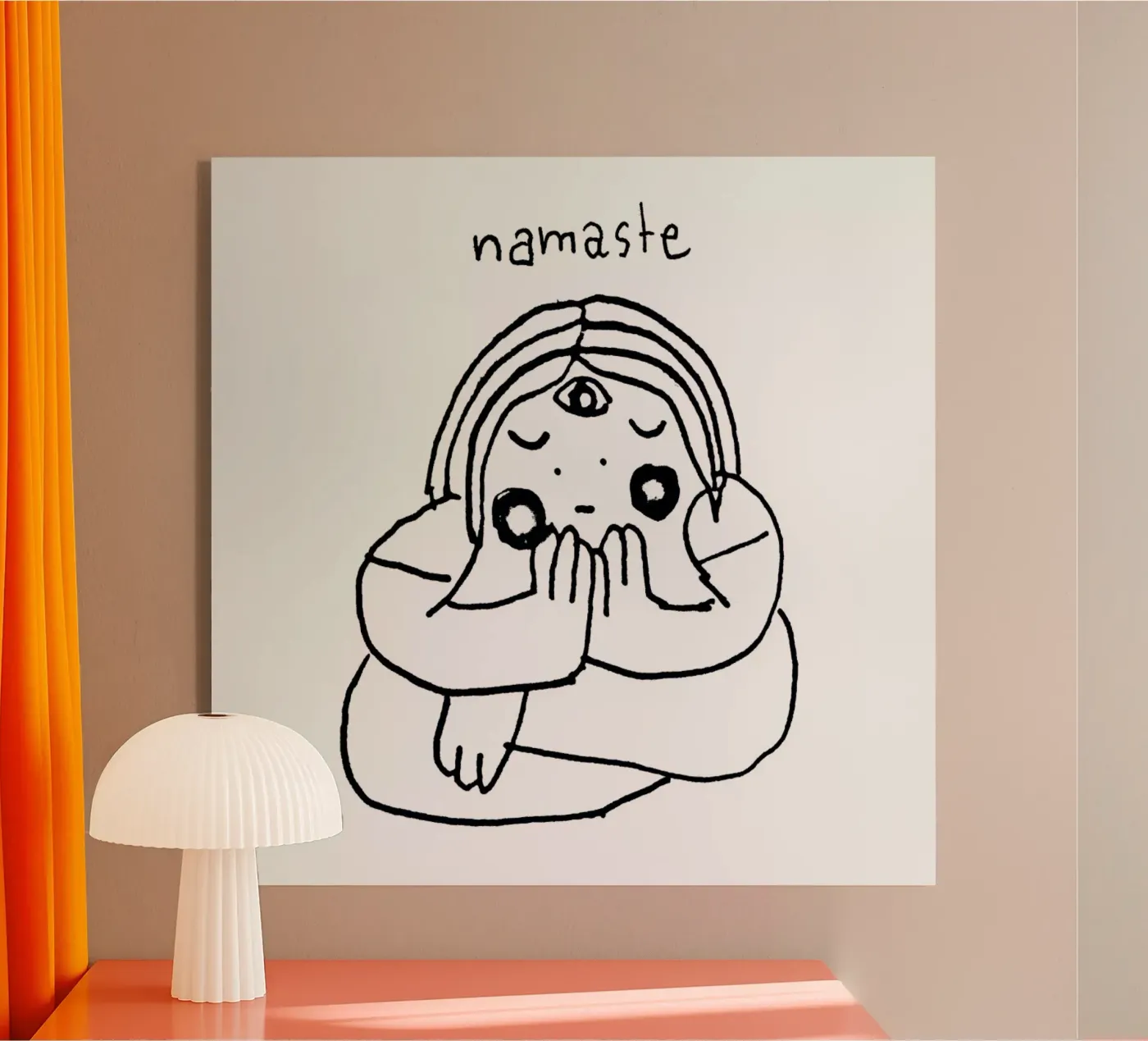 Namaste plexiglas de Herzette