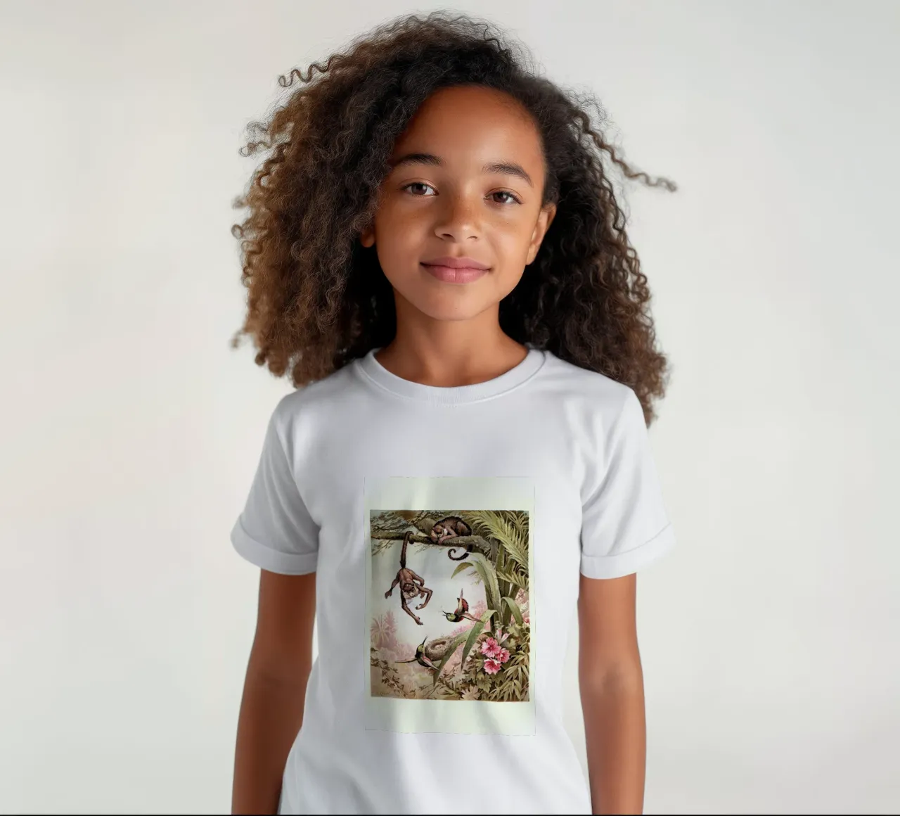 Monkeys kinder t-shirt van Flora & Fauna