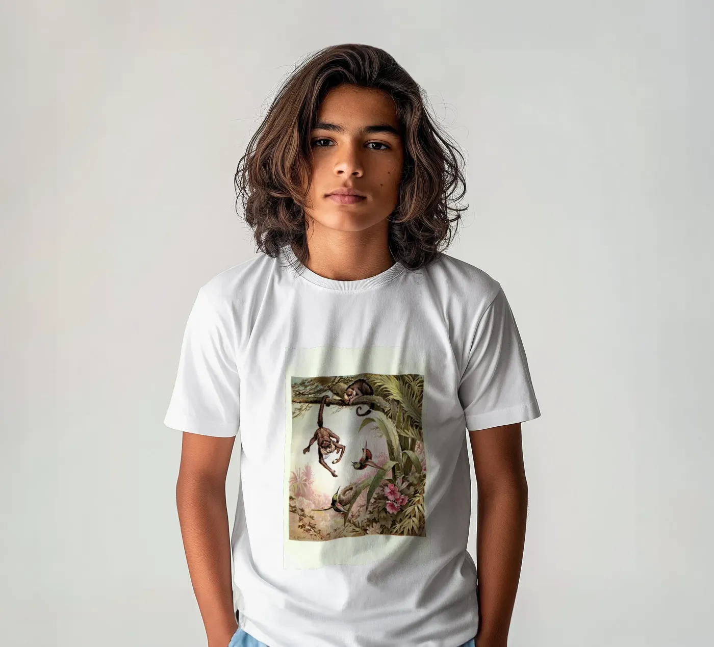 Monkeys kinder t-shirt van Flora & Fauna