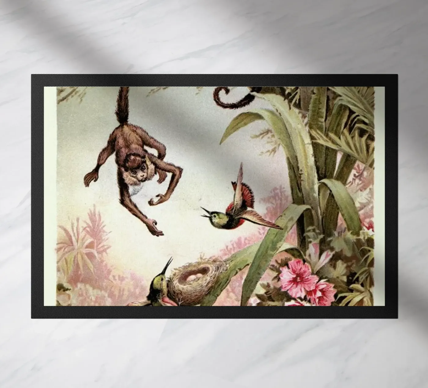 Monkeys doormat by Flora & Fauna