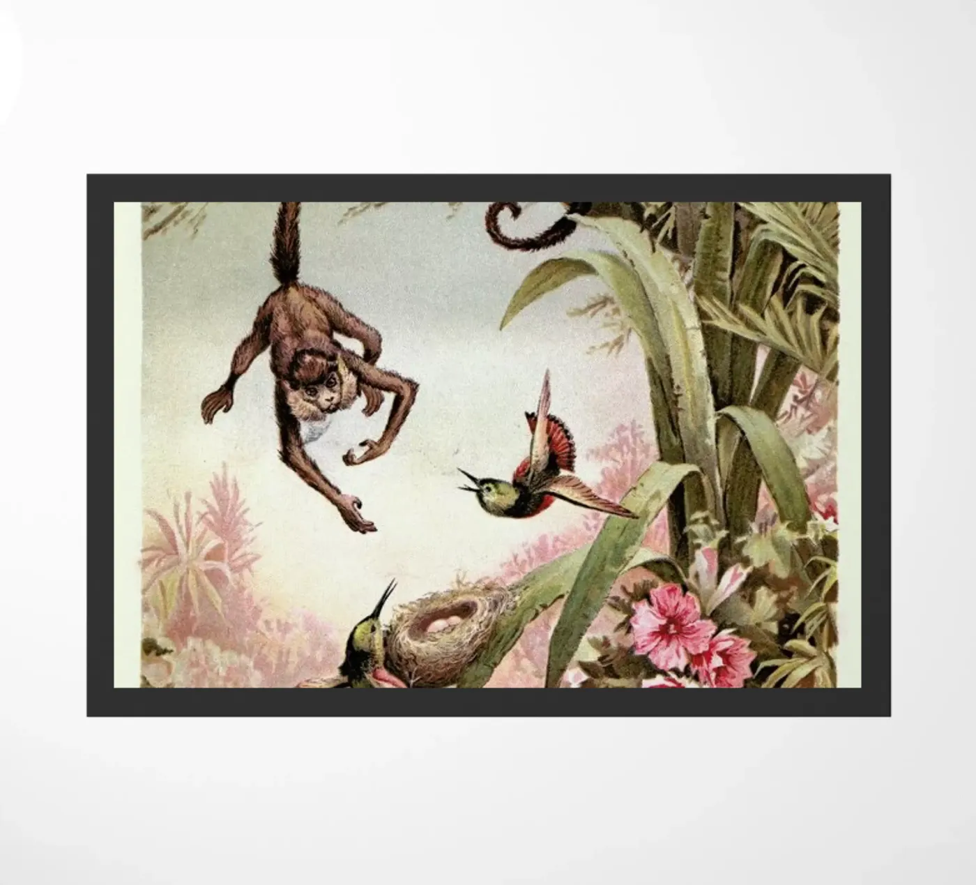 Monkeys doormat by Flora & Fauna