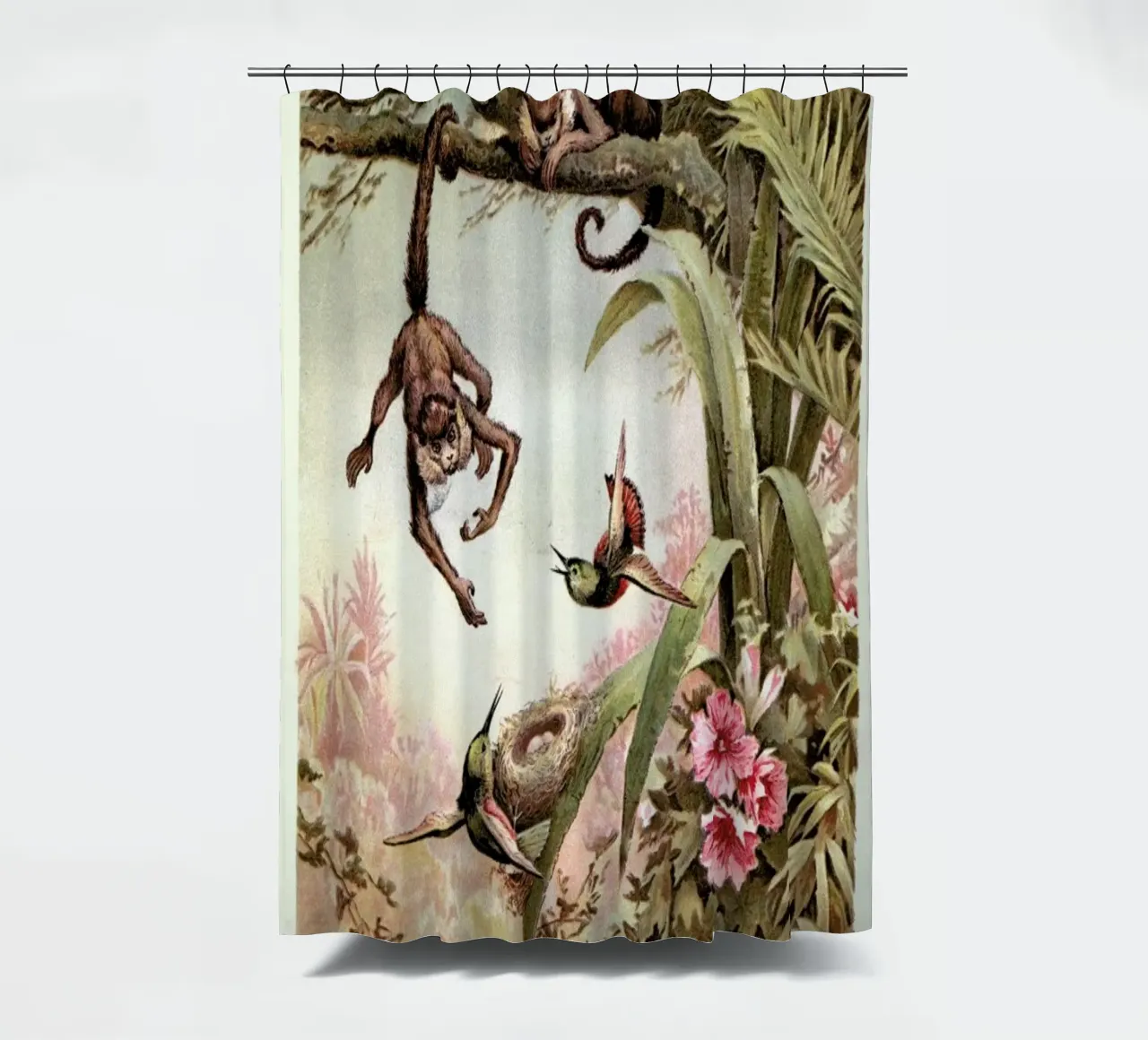 Monkeys tenda da doccia da Flora & Fauna