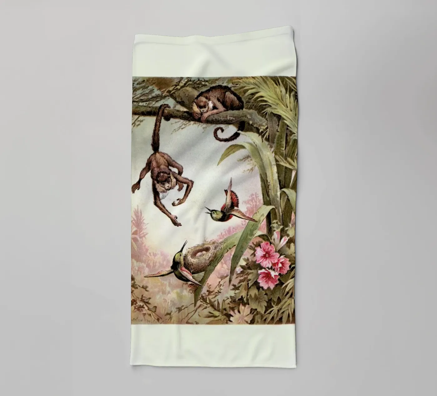 Monkeys badhanddoek van Flora & Fauna