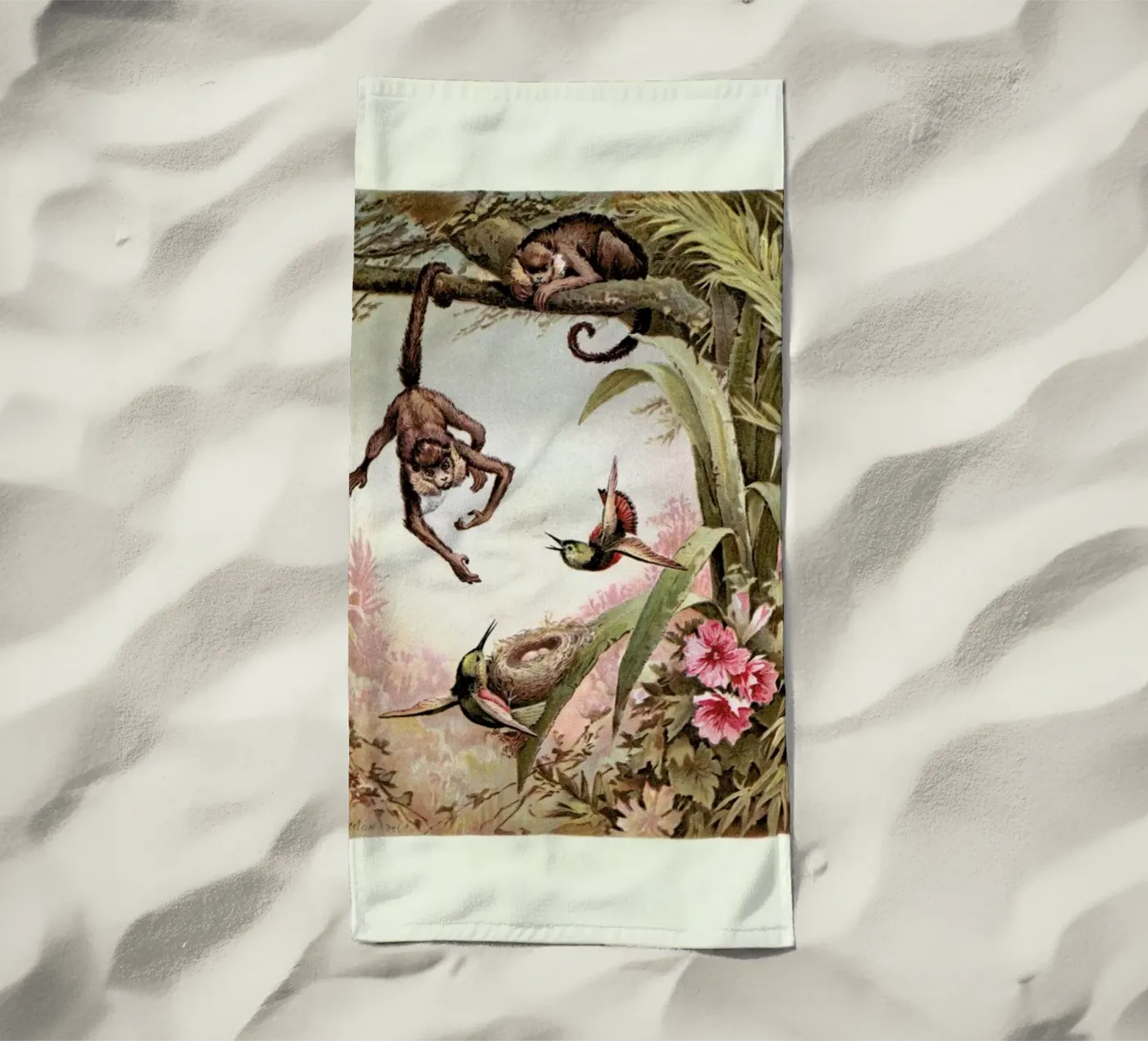 Monkeys strandhanddoek van Flora & Fauna