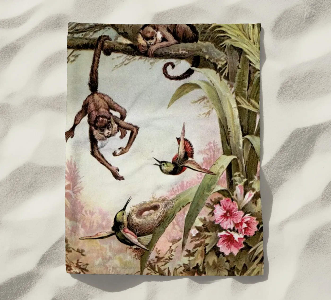 Monkeys strandhanddoek van Flora & Fauna