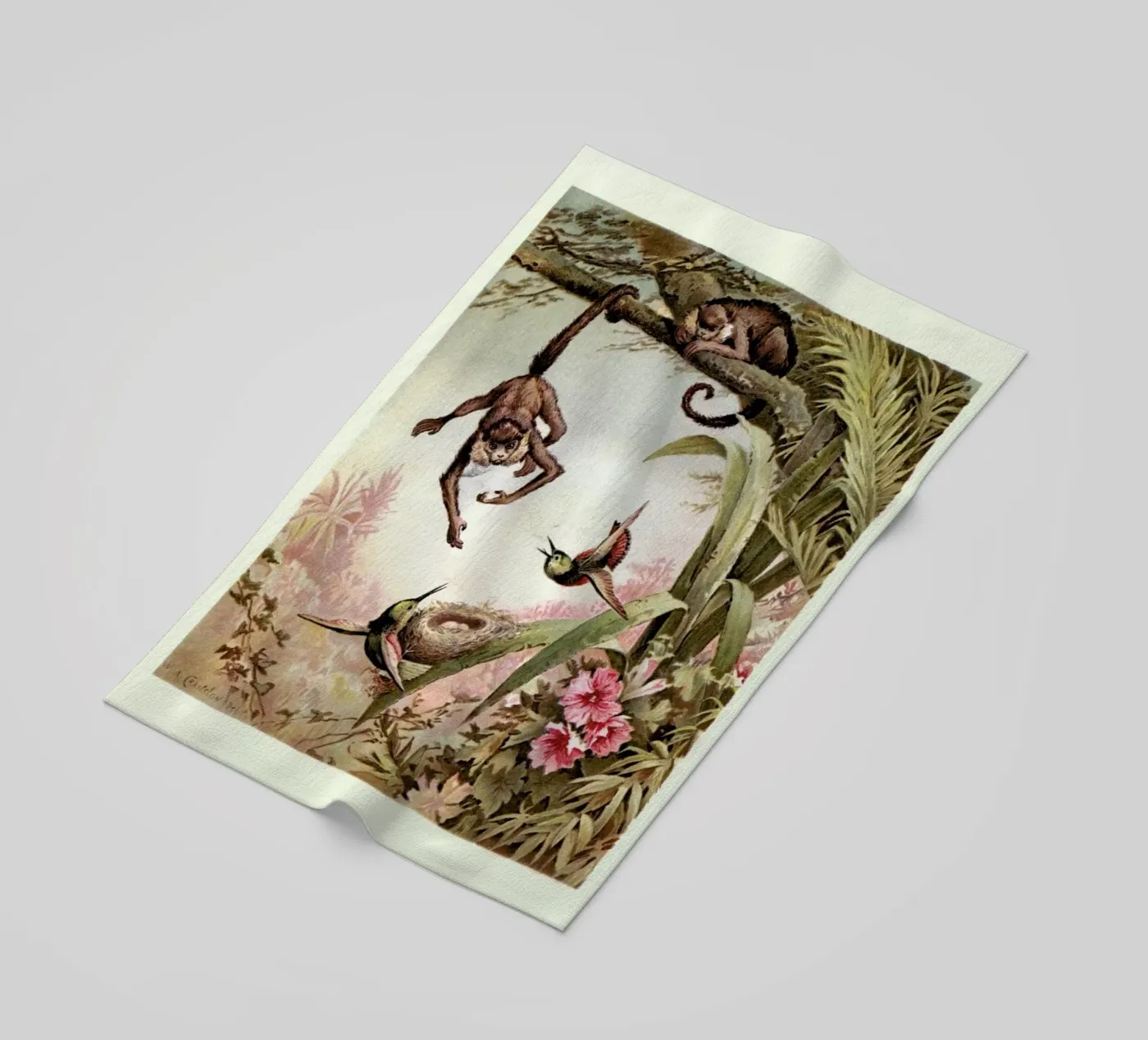 Monkeys strandhanddoek van Flora & Fauna