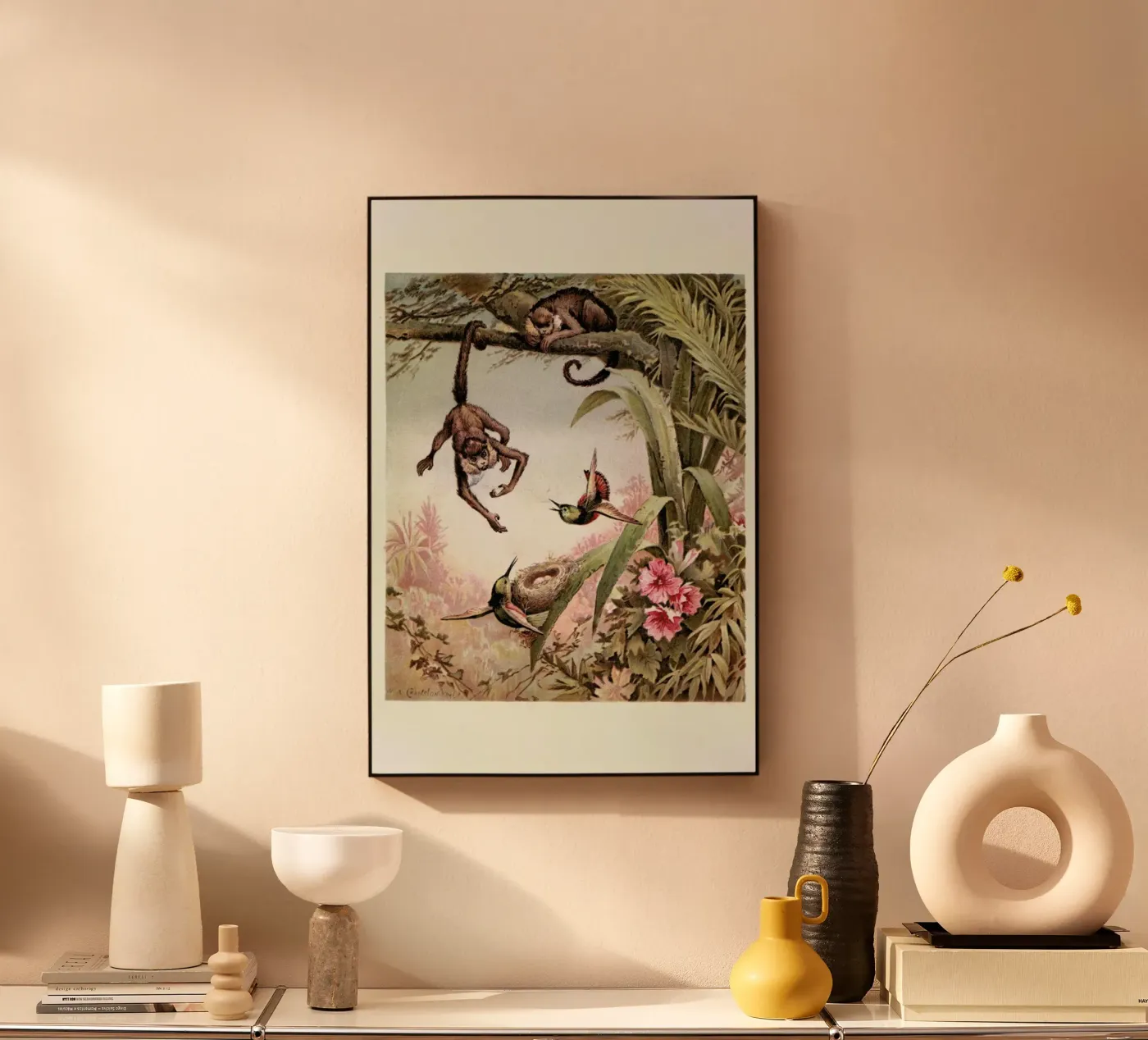 Monkeys Acryl-Glas von Flora & Fauna