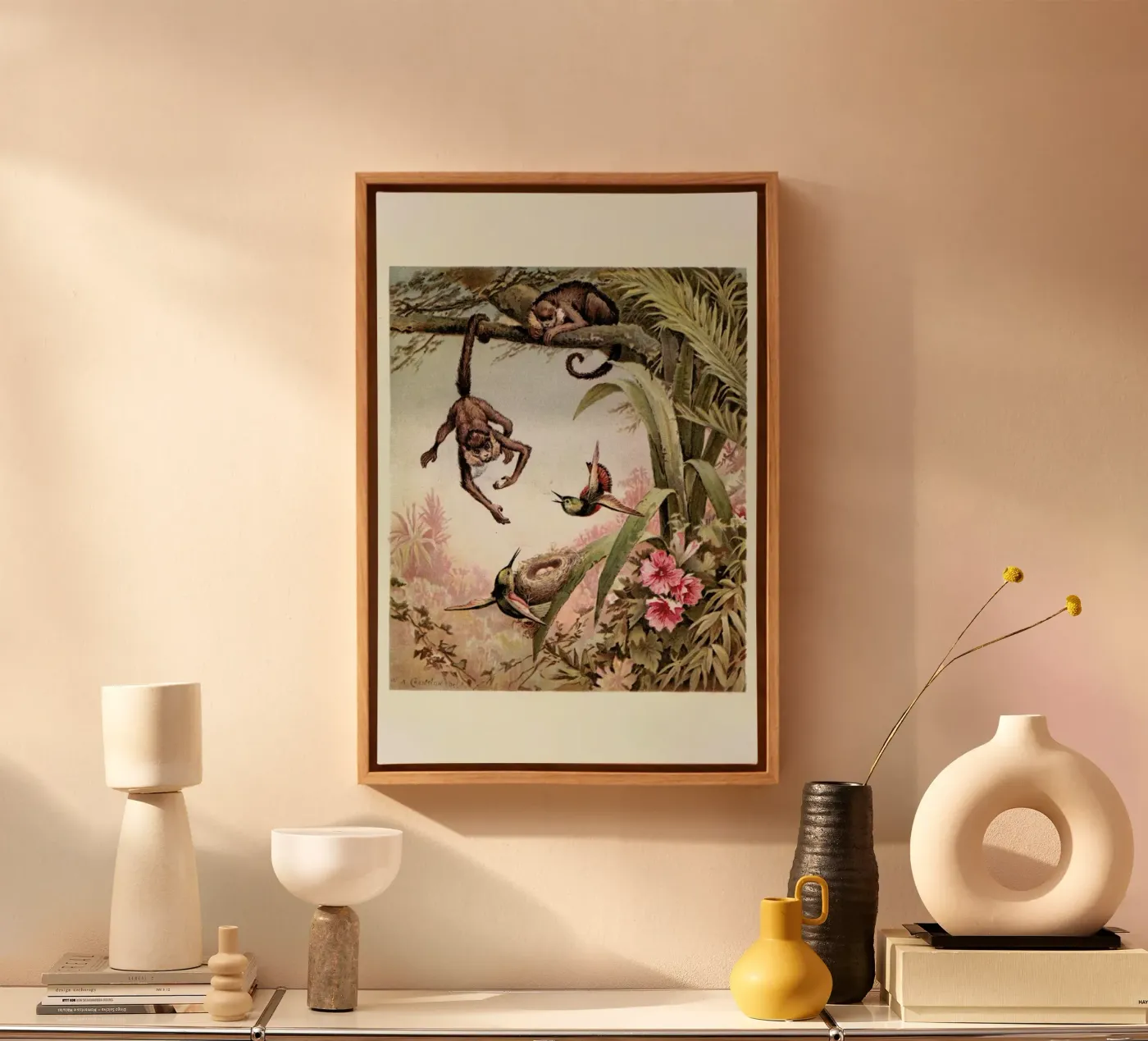 Monkeys canvas by Flora & Fauna