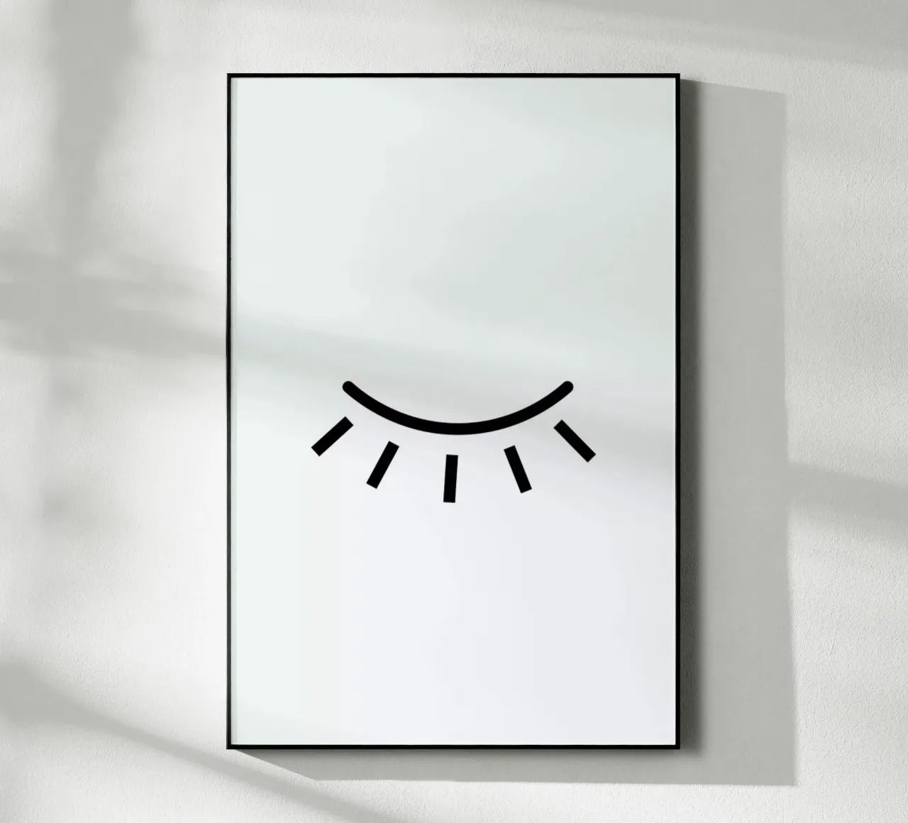 Closed Eye White plexiglass da daylight design studio