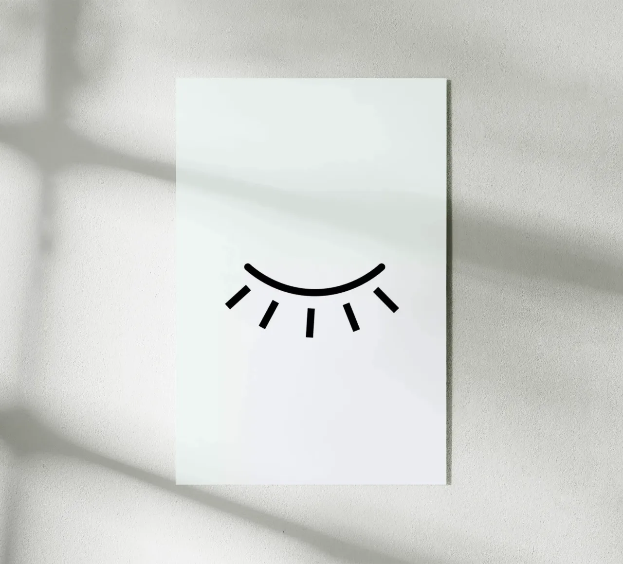 Closed Eye White metacrilato de daylight design studio