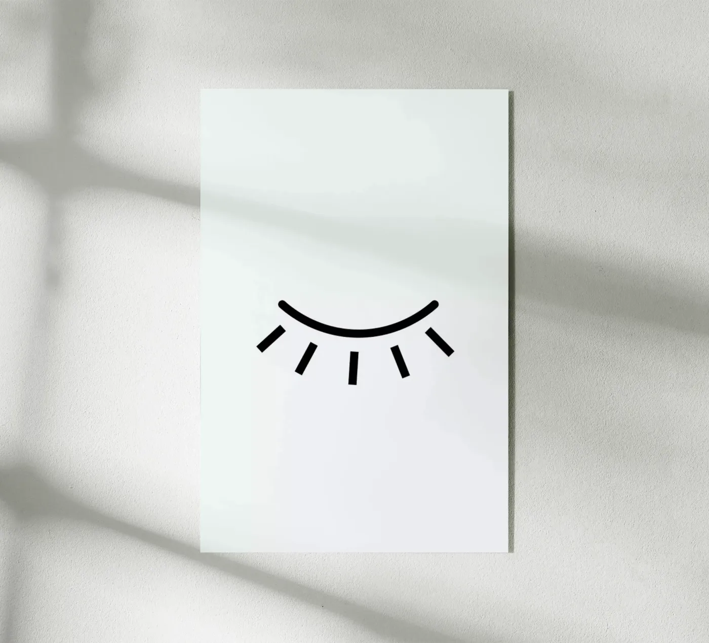 Closed Eye White plexiglas de daylight design studio