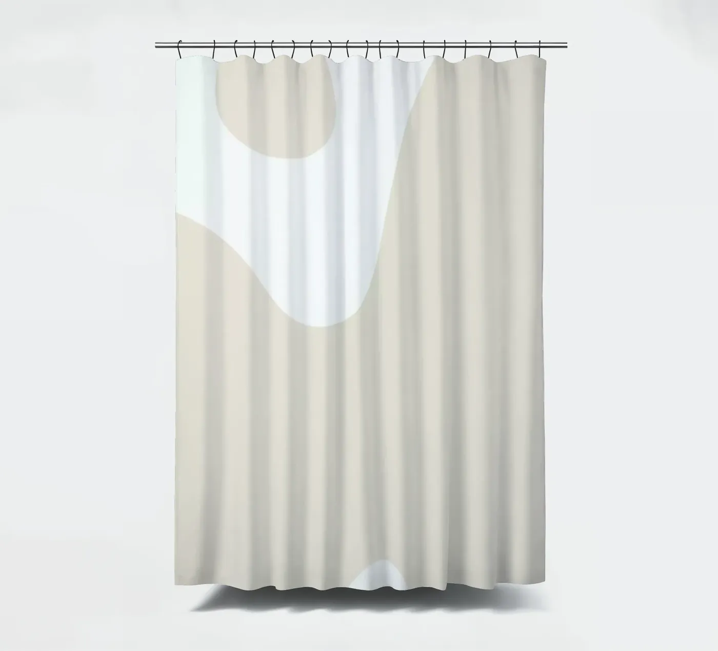 Waves douchegordijn van Graphite