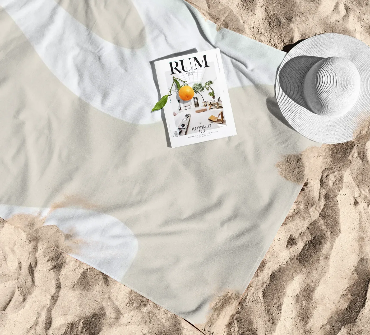 Waves serviette de plage de Graphite