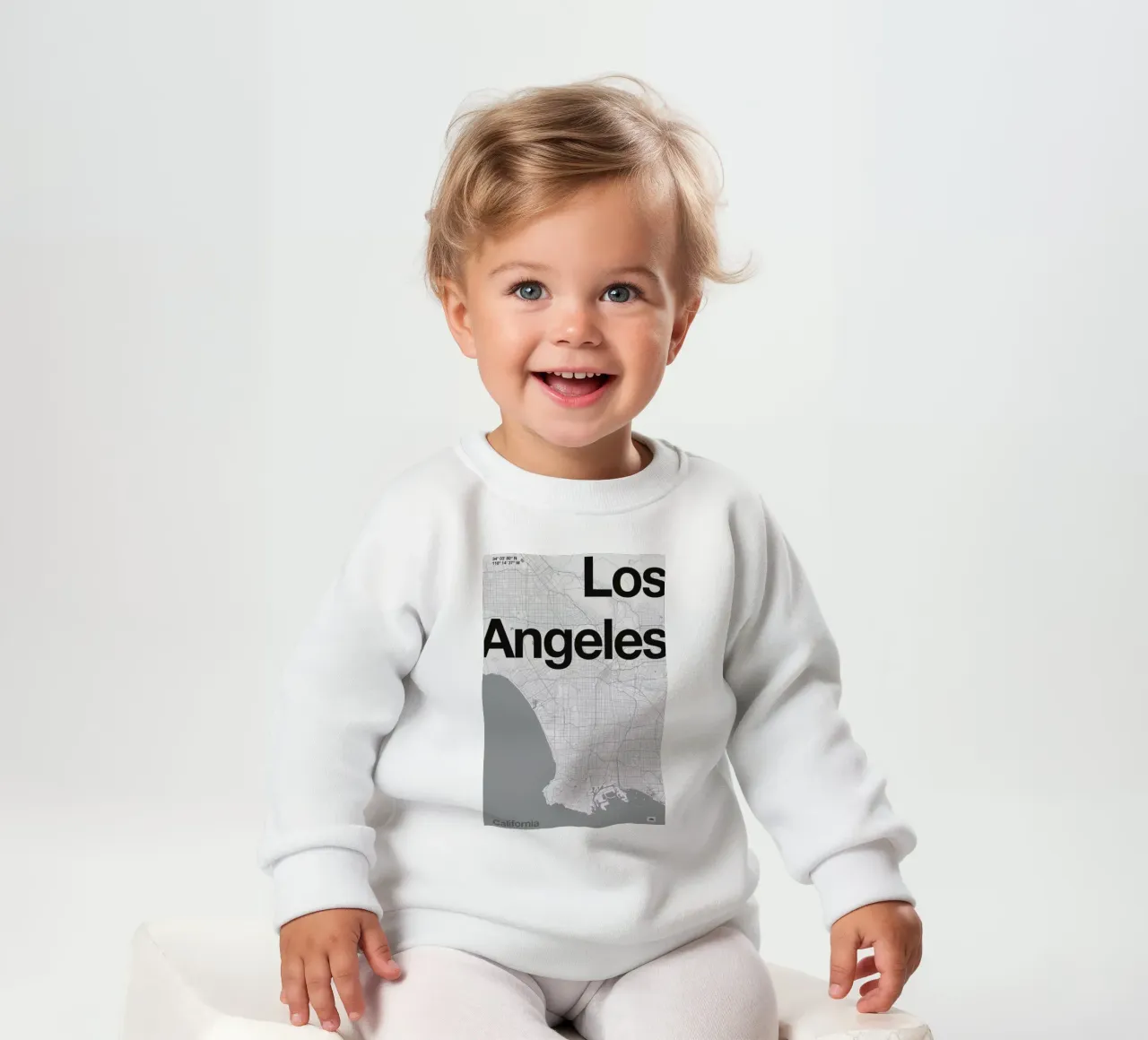 La Minimal Map felpa neonato da Florent Bodart