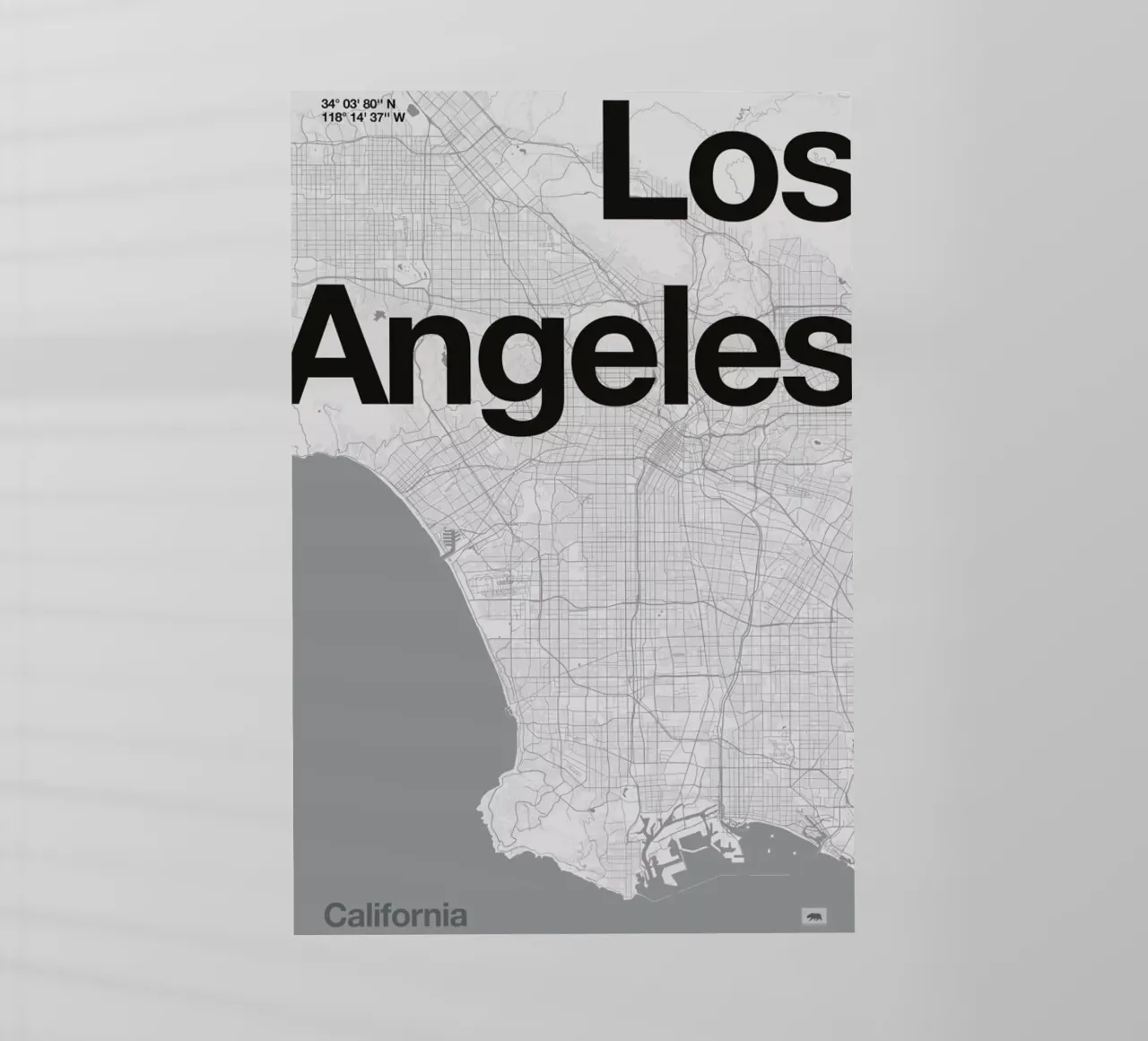 La Minimal Map pellicola backlit da Florent Bodart