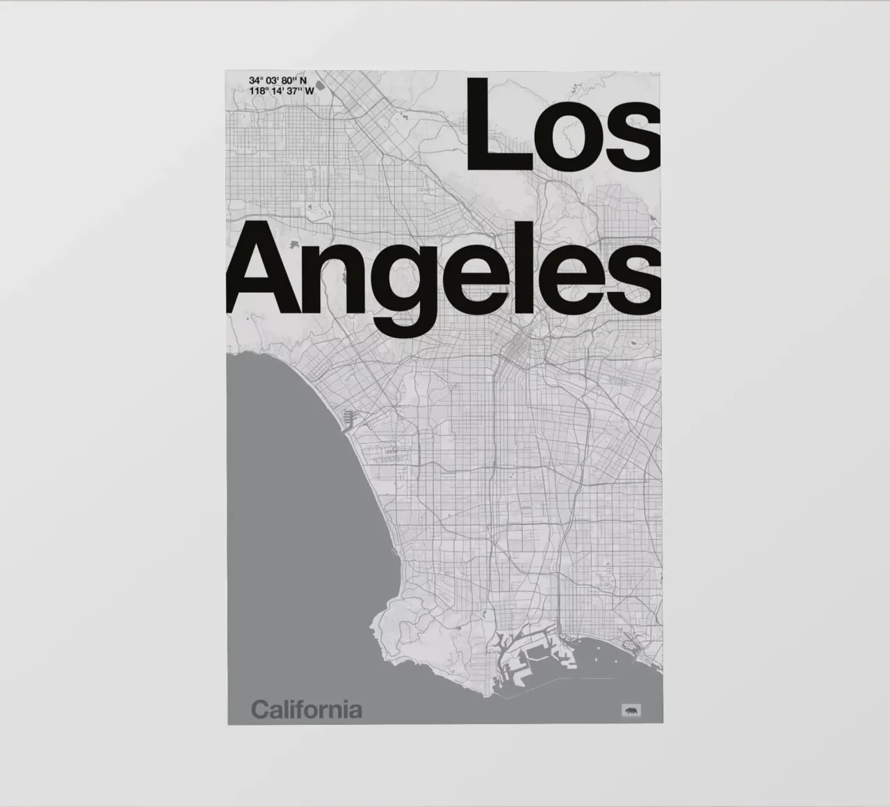 La Minimal Map pellicola backlit da Florent Bodart