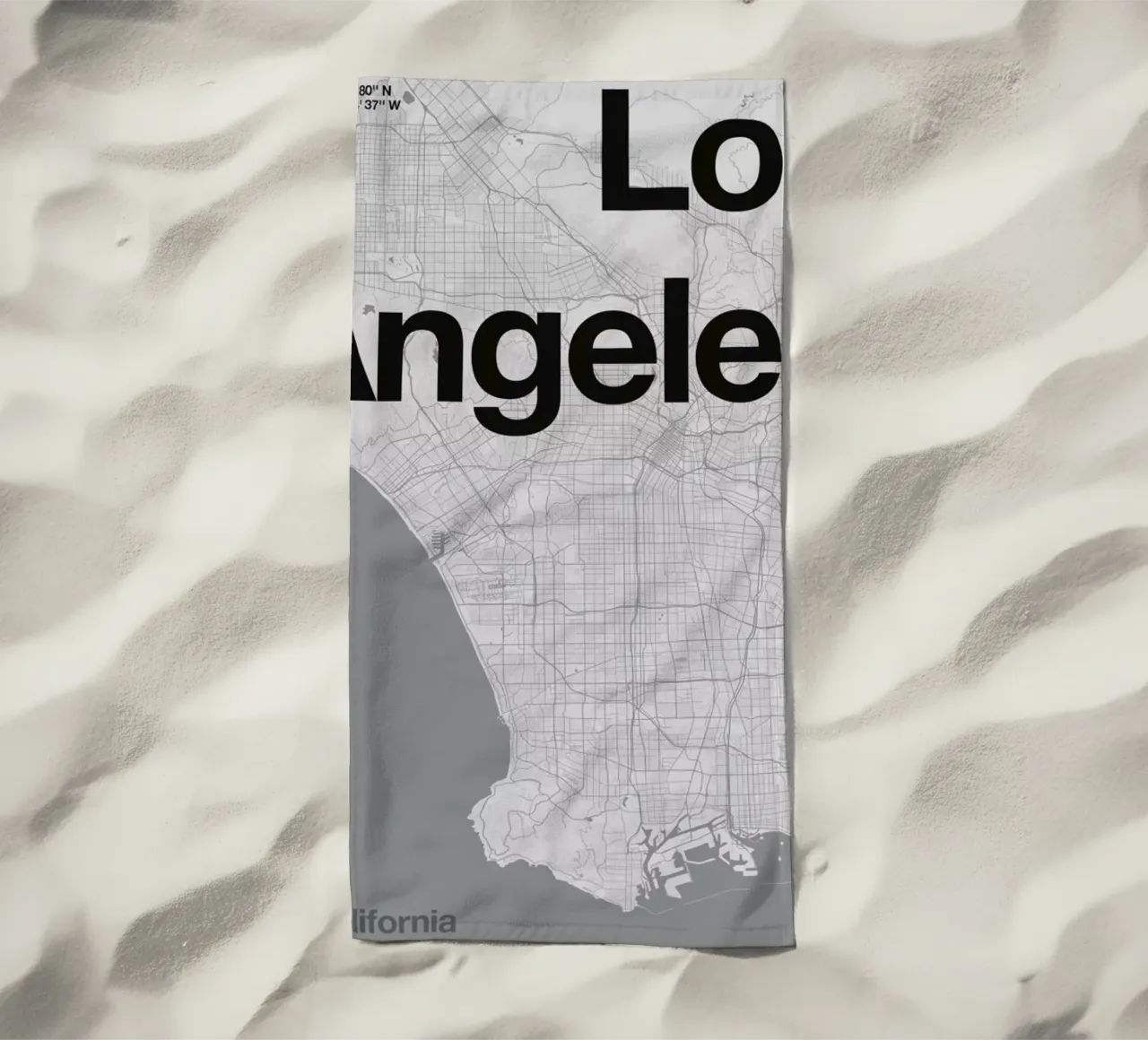 La Minimal Map telo mare da Florent Bodart