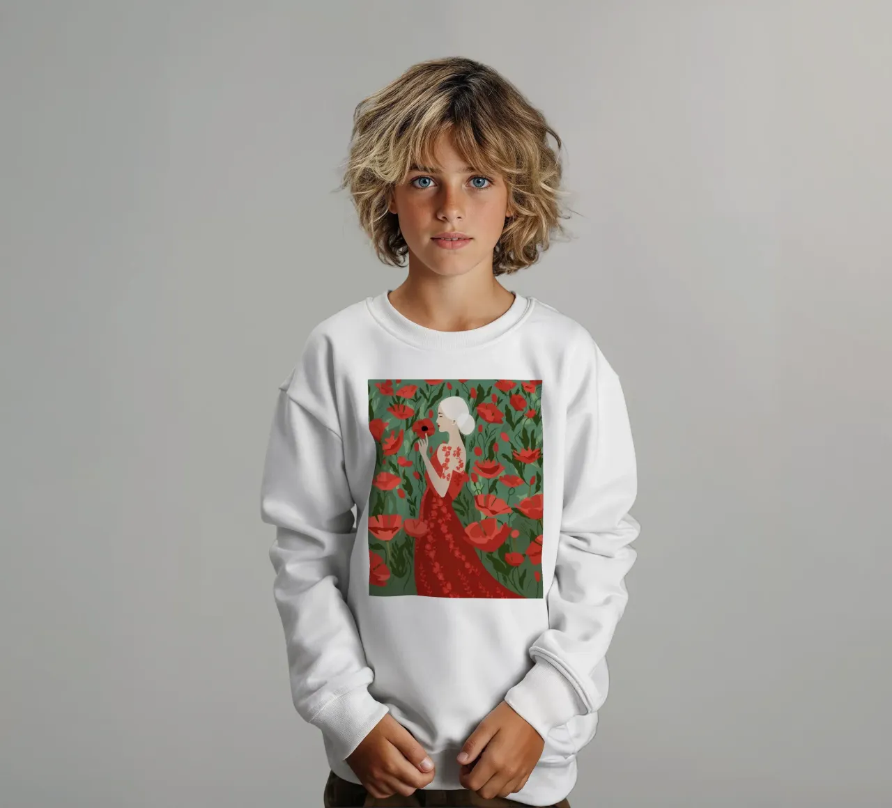 Incantevole eleganza floreale felpa bambino da Veiled Canvas