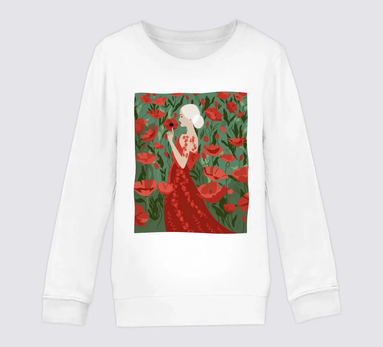 Incantevole eleganza floreale felpa bambino da Veiled Canvas