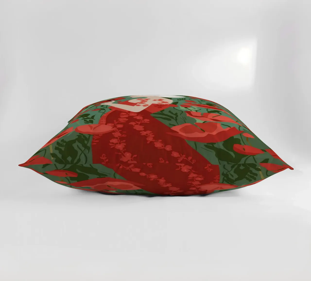Incantevole eleganza floreale cuscino da Veiled Canvas