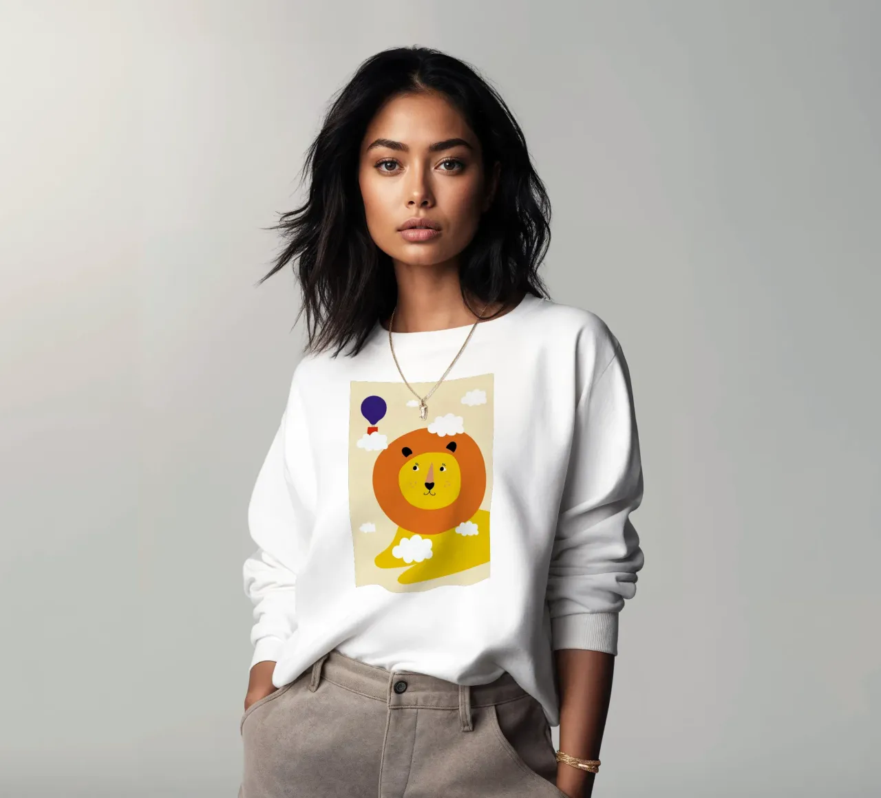 Head in the Clouds Sweatshirt von Little Flourishes