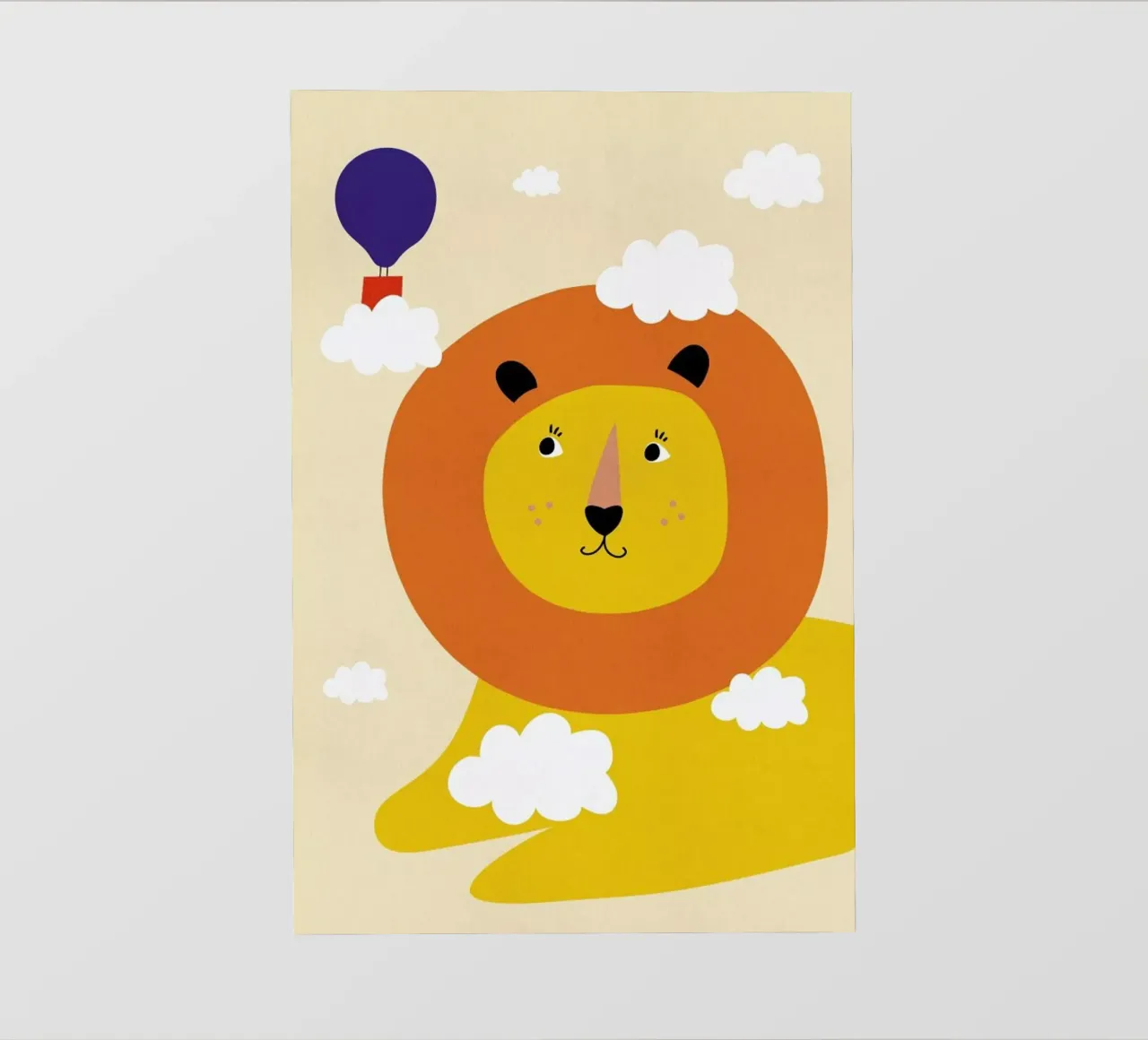 Head in the Clouds telo in pvc da Little Flourishes