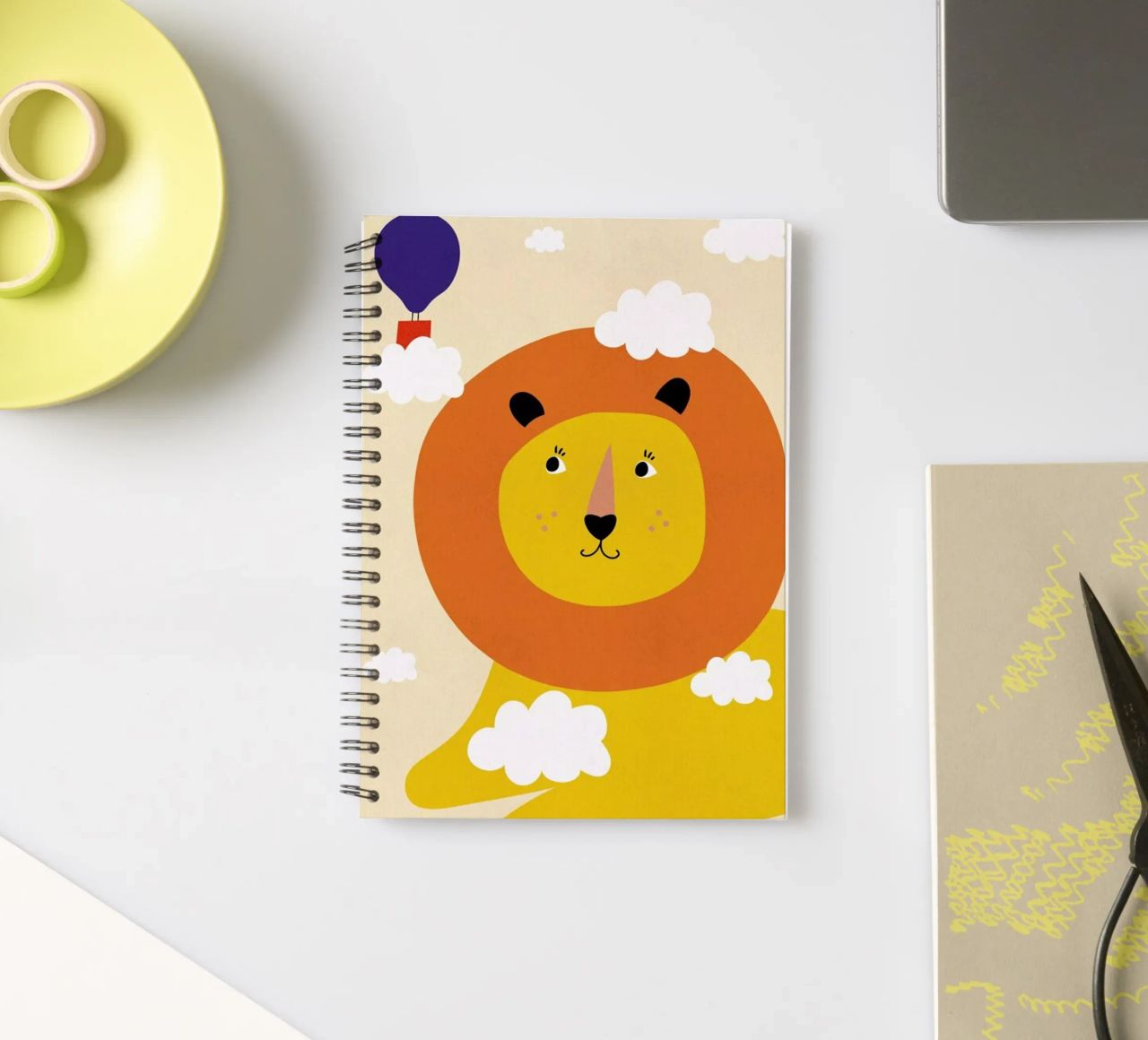 Head in the Clouds spiral notebook by Little Flourishes