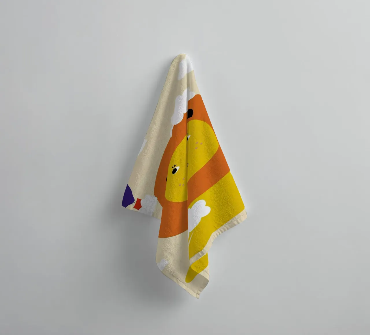 Head in the Clouds asciugamano da bagno da Little Flourishes