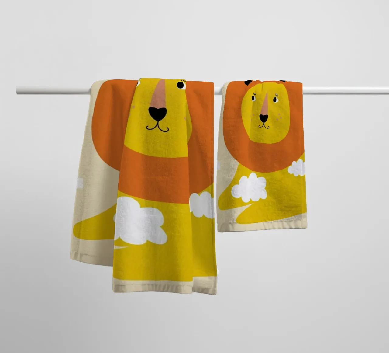 Head in the Clouds asciugamano da bagno da Little Flourishes